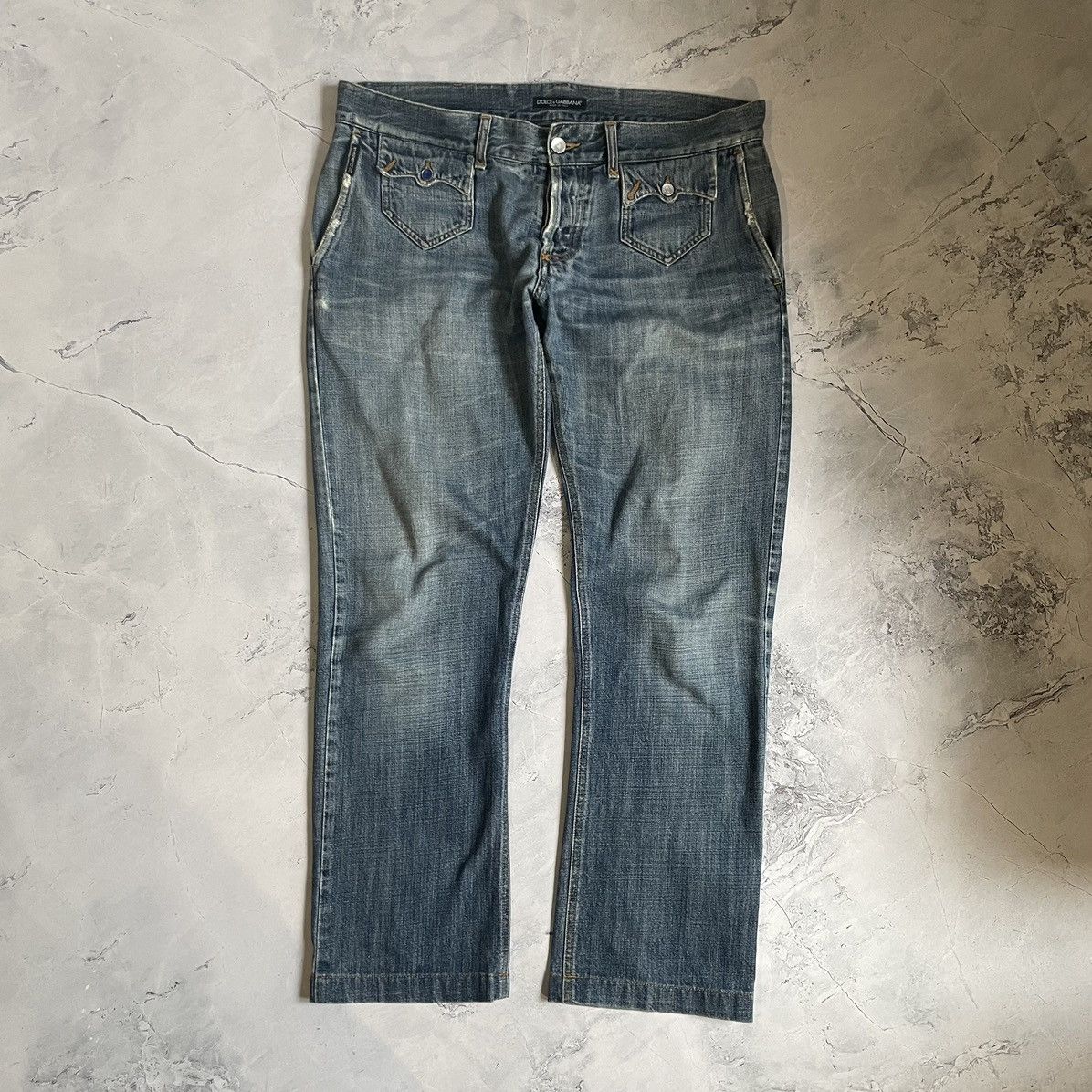 Dolce Gabbana Vintage Baggy Denim Pants