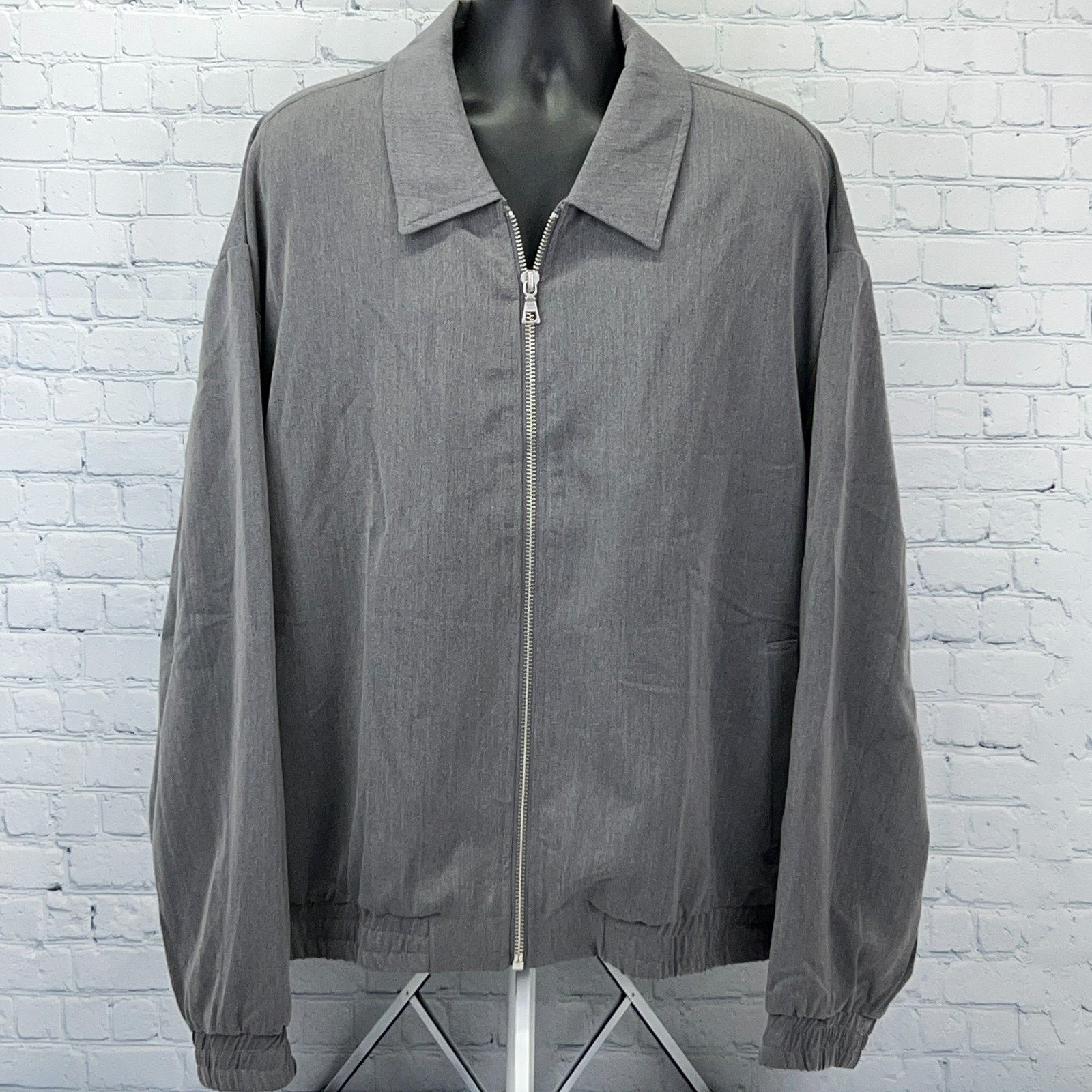 Fashion Nova Fashion Nova Men Relaxed Upper East Side Jacket Gray 3XL Size US XXL / EU 58 / 5 - 1 Thumbnail