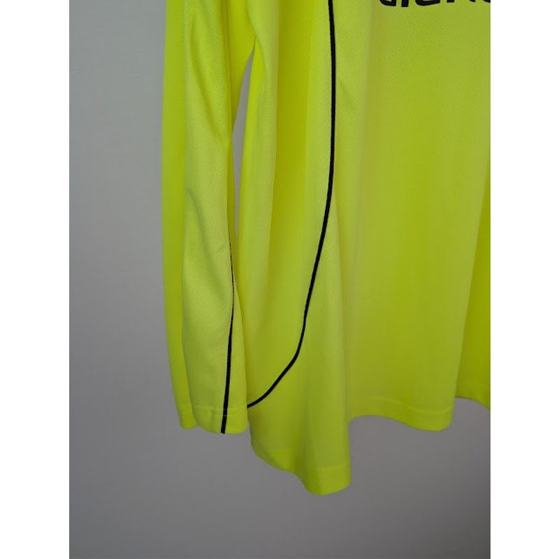 Balenciaga o1rshd1 Soccer Fluo Paris Tech Jersey T-Shirt in Fluo Yellow Size US L / EU 52-54 / 3 - 6 Thumbnail