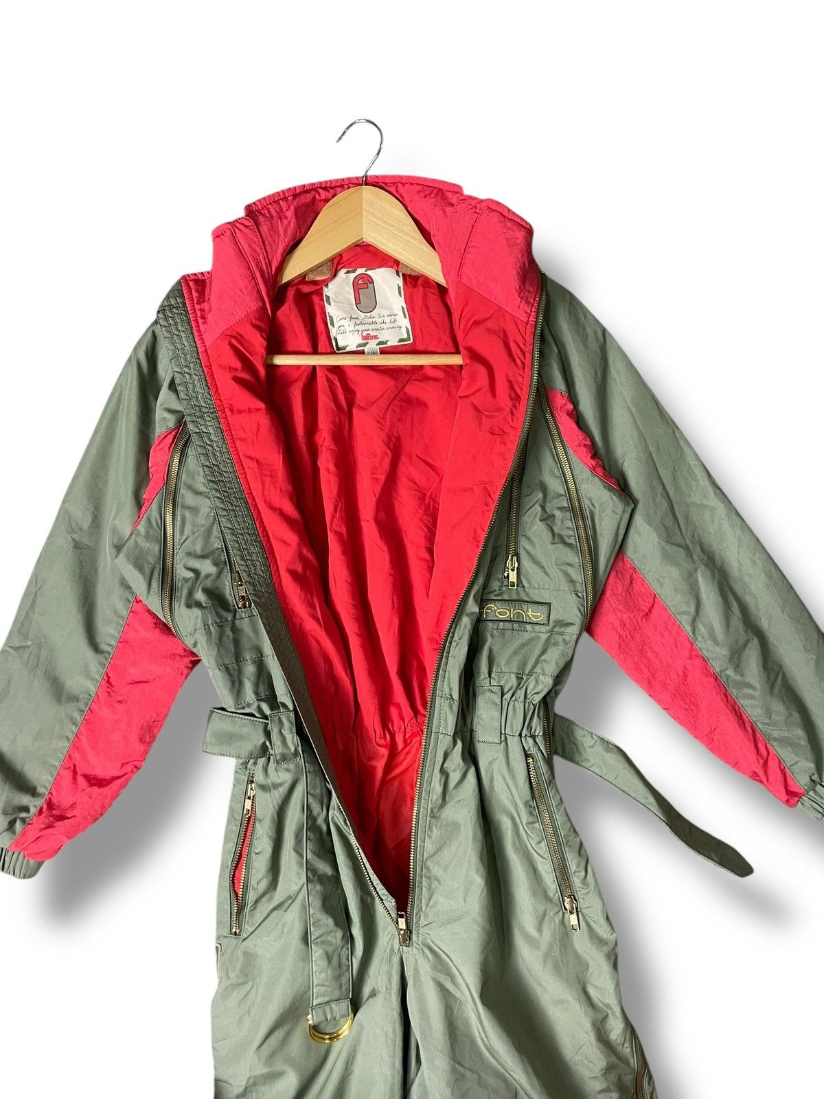 Japanese Brand × Vintage Lafont x Vintage Full One Piece Ski Suit (42) Size US 32 / EU 48 - 3 Thumbnail