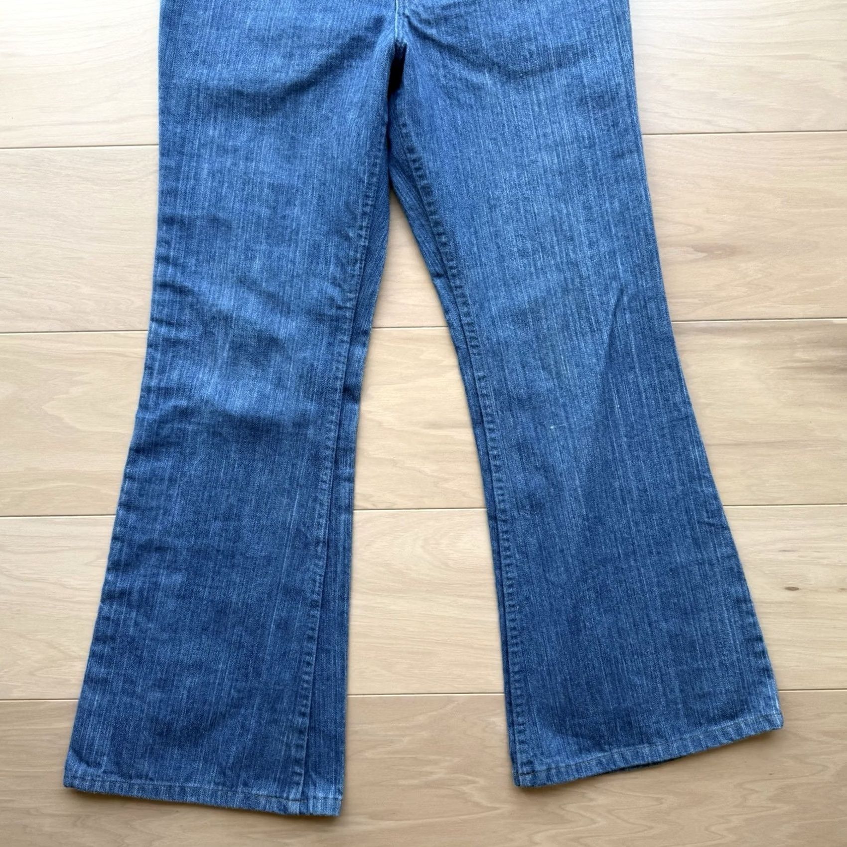 Vintage VINTAGE National Flare Jeans 28 Blue Medium Wash 80s Bell Bottoms Women Medium Wash Blue Denim Bell Bottoms 80s USA")) Size 30" / US 8 / IT 44 - 4 Thumbnail