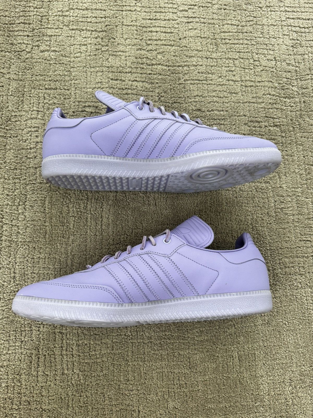 Adidas × Pharrell Samba Pharrell Humanrace Purple Sneakers Size US 12.5 / EU 45-46 - 2 Thumbnail