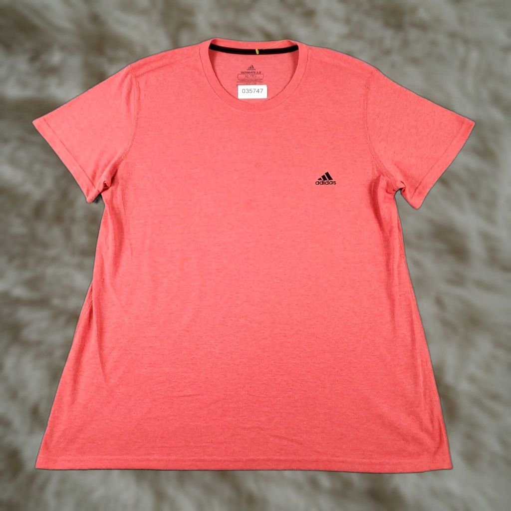 Adidas Adidas T-Shirt Womens XL Pink Short Sleeve Crew Neck Logo Casual Shirt Womens Size XL / US 12-14 / IT 48-50 - 1 Thumbnail