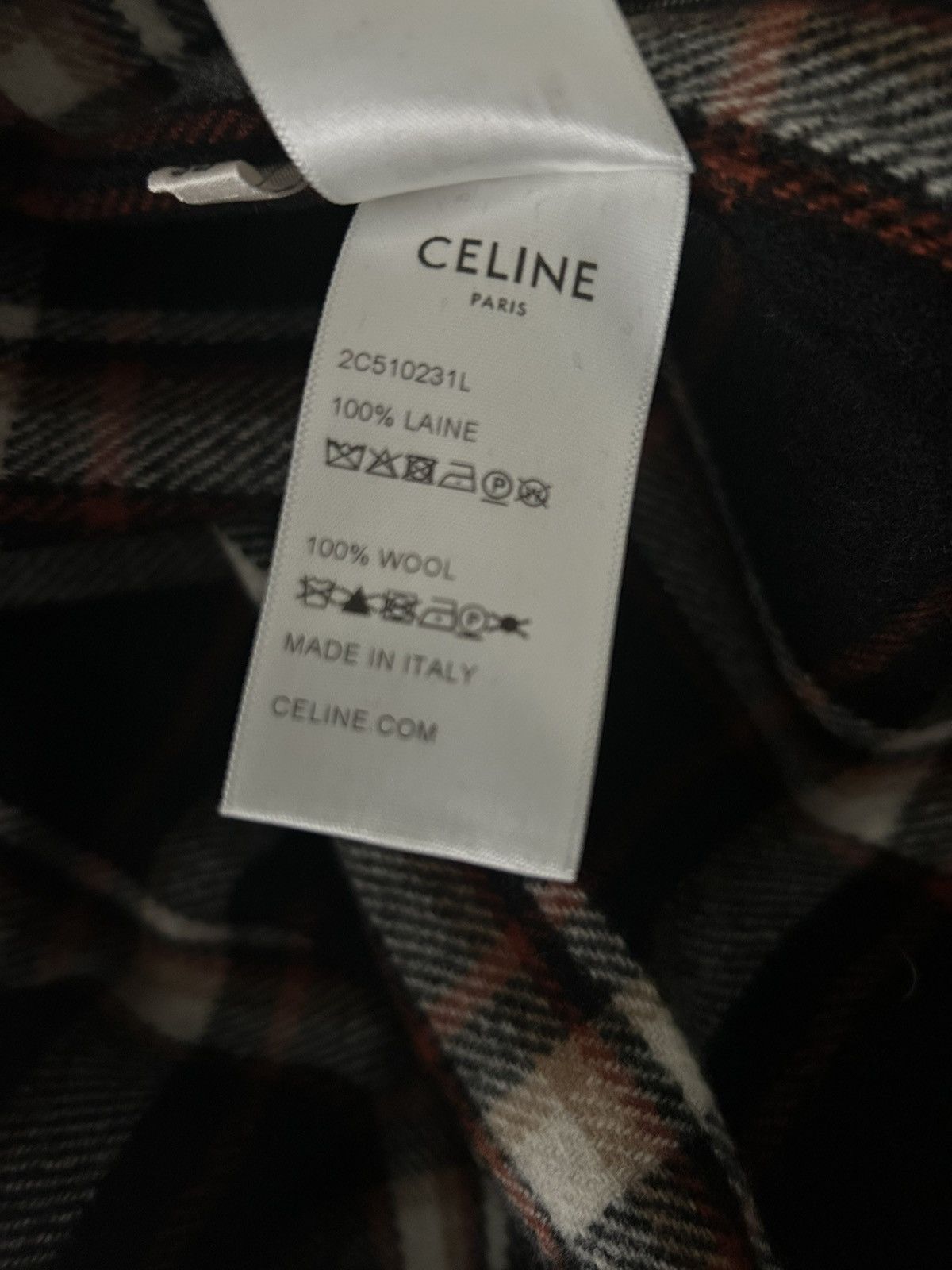 Celine Celine Oversized Flannel Size US XS / EU 42 / 0 - 5 Thumbnail