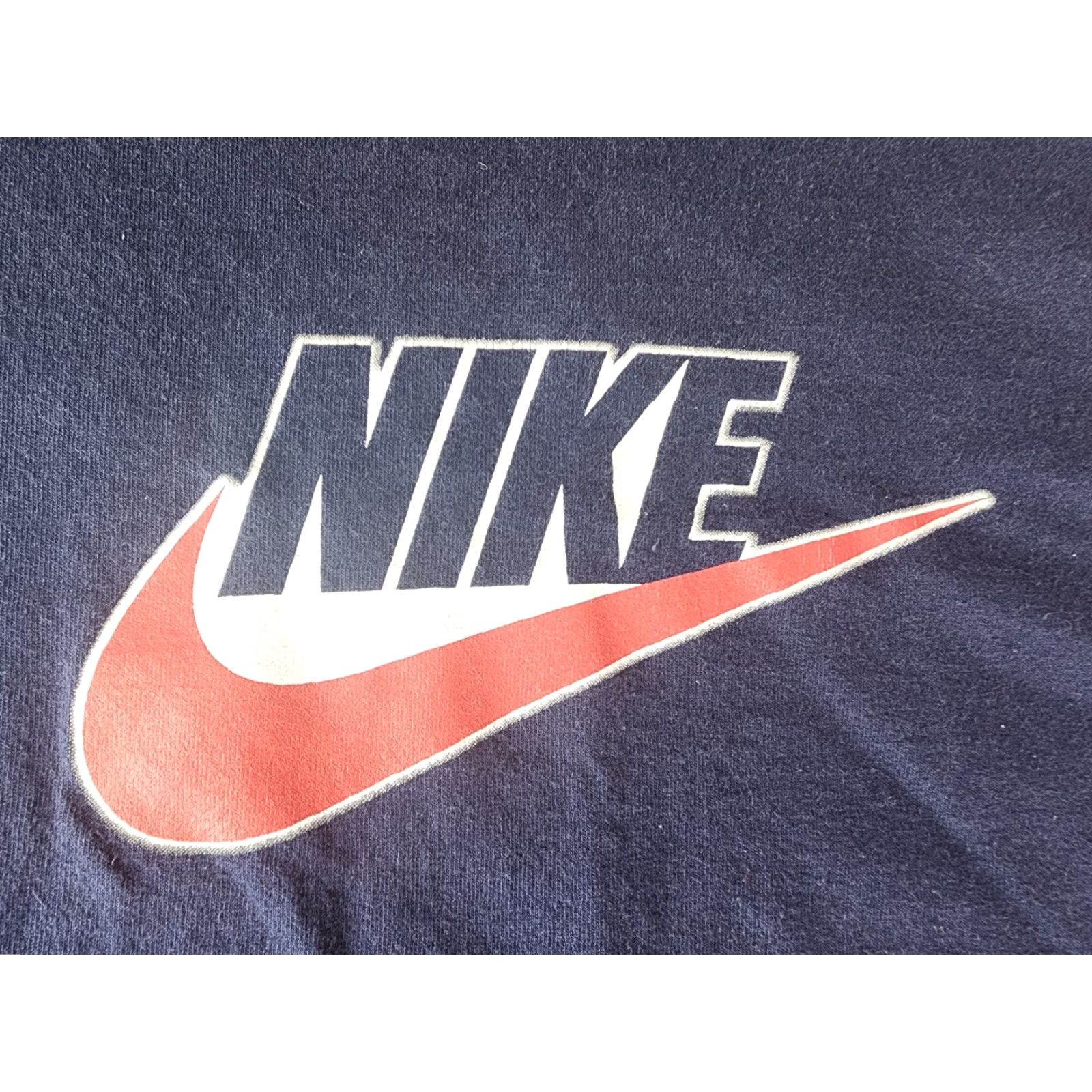 Nike VINTAGE Nike T Shirt Mens XL Just Do It Graphic Swoosh Tee Logo USA MADE 90s Navy Blue USA Mens Graphic Tee Size US XXL / EU 58 / 5 - 2 Thumbnail