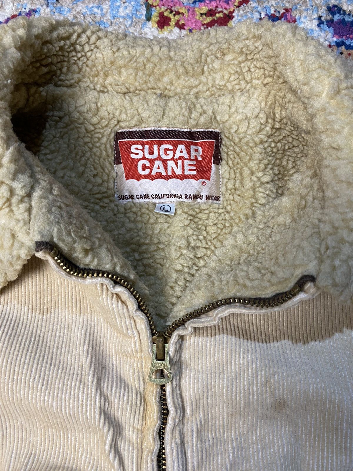 Sugar Cane × Vintage VTG SUGARCANE CALIFORNIA FLEECE LINE CORDUROY JACKET Size US L / EU 52-54 / 3 - 5 Thumbnail
