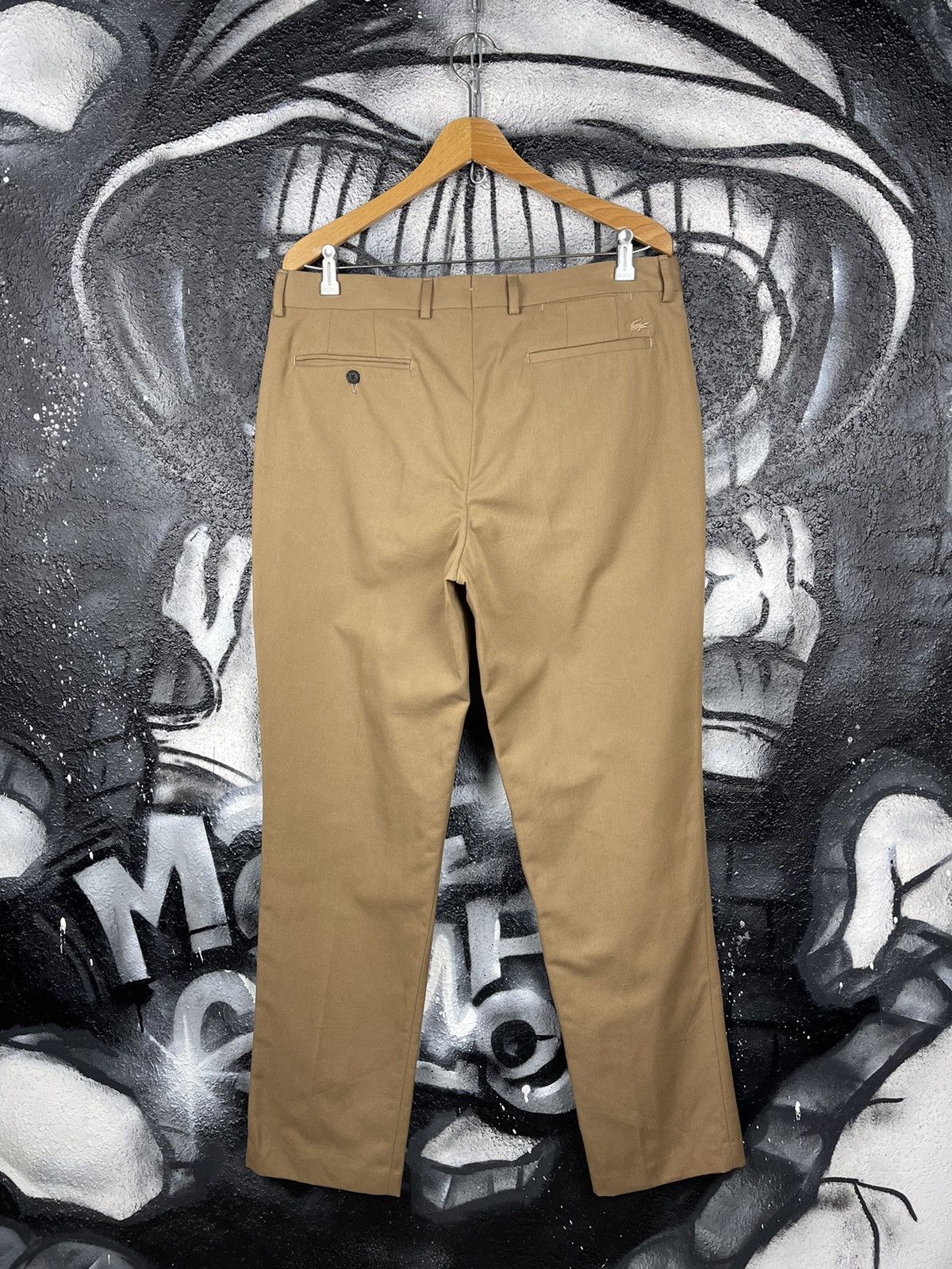 Lacoste Lacoste NWT Classic Beige Slim Fit Trousers Pants Size W34 Size US 34 / EU 50 - 6 Thumbnail