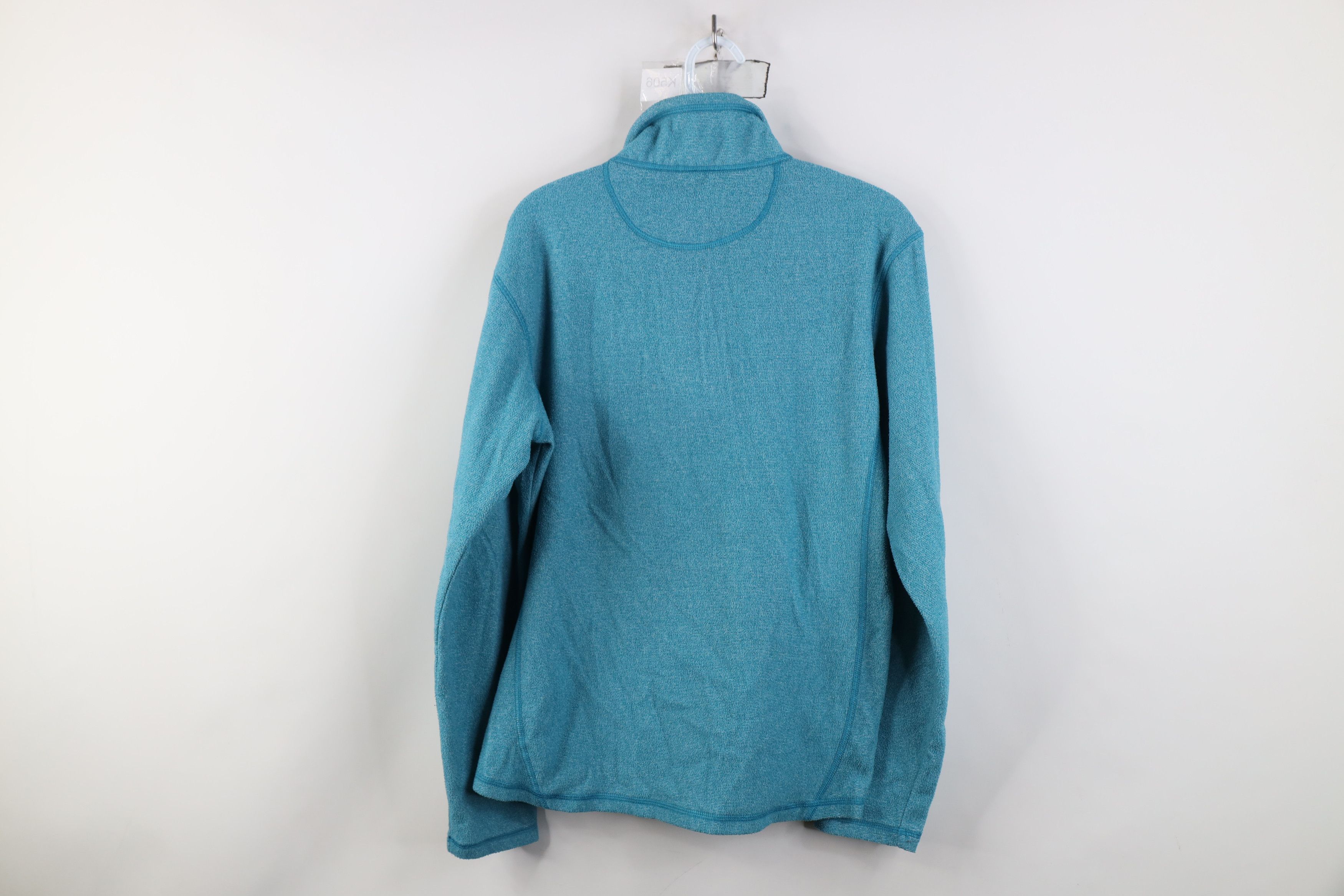Vintage Alpine Design Fleece 1/4 Half Zip Pullover Sweater Blue Size L / US 10 / IT 46 - 11 Thumbnail