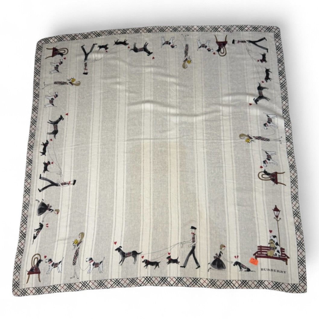 Burberry 🔥Handkerchief | Neckerchief | Bandana | Pocket-square | Size ONE SIZE - 2 Thumbnail