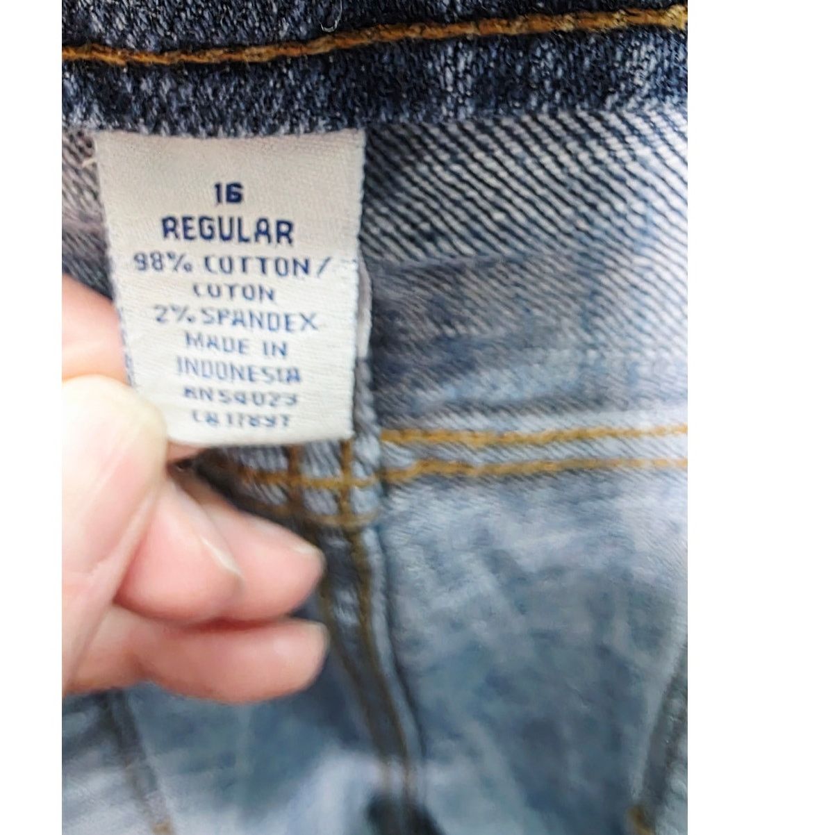 Old Navy Vintage Y2K Old Navy Curvy Stretch Jeans Boot Cut Size 38" / US 16 / IT 52 - 6 Thumbnail