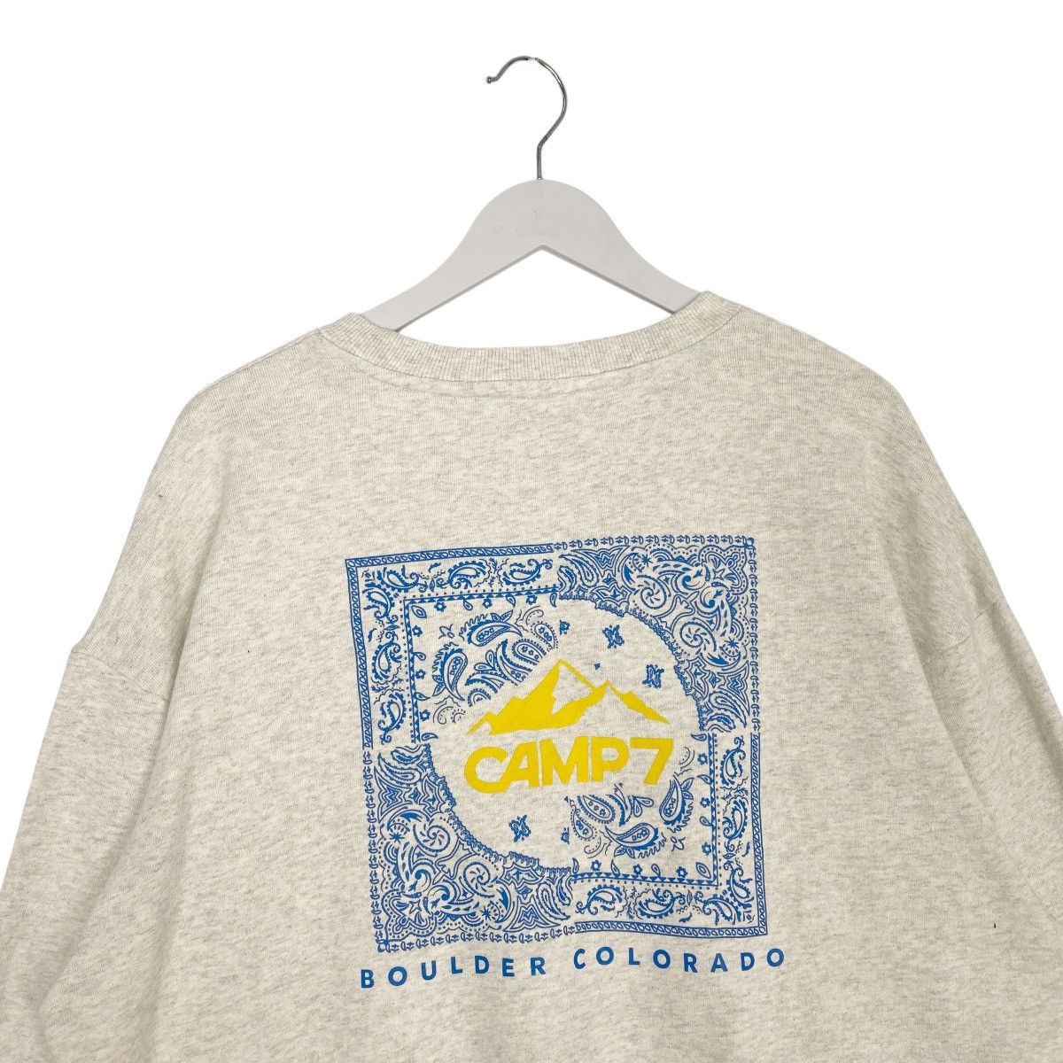 Vintage Vintage Camp7 Sweatshirt Crewneck Big Logo Back Hit Gray Size US M / EU 48-50 / 2 - 4 Thumbnail