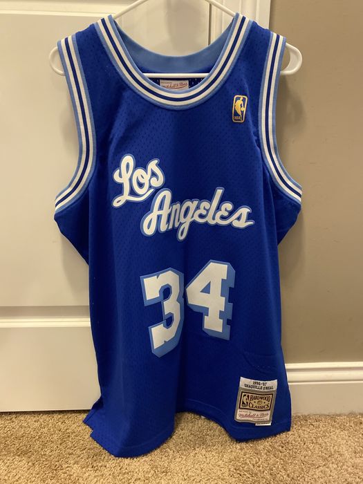 Mitchell & Ness Shaq Lakers Jersey | Grailed