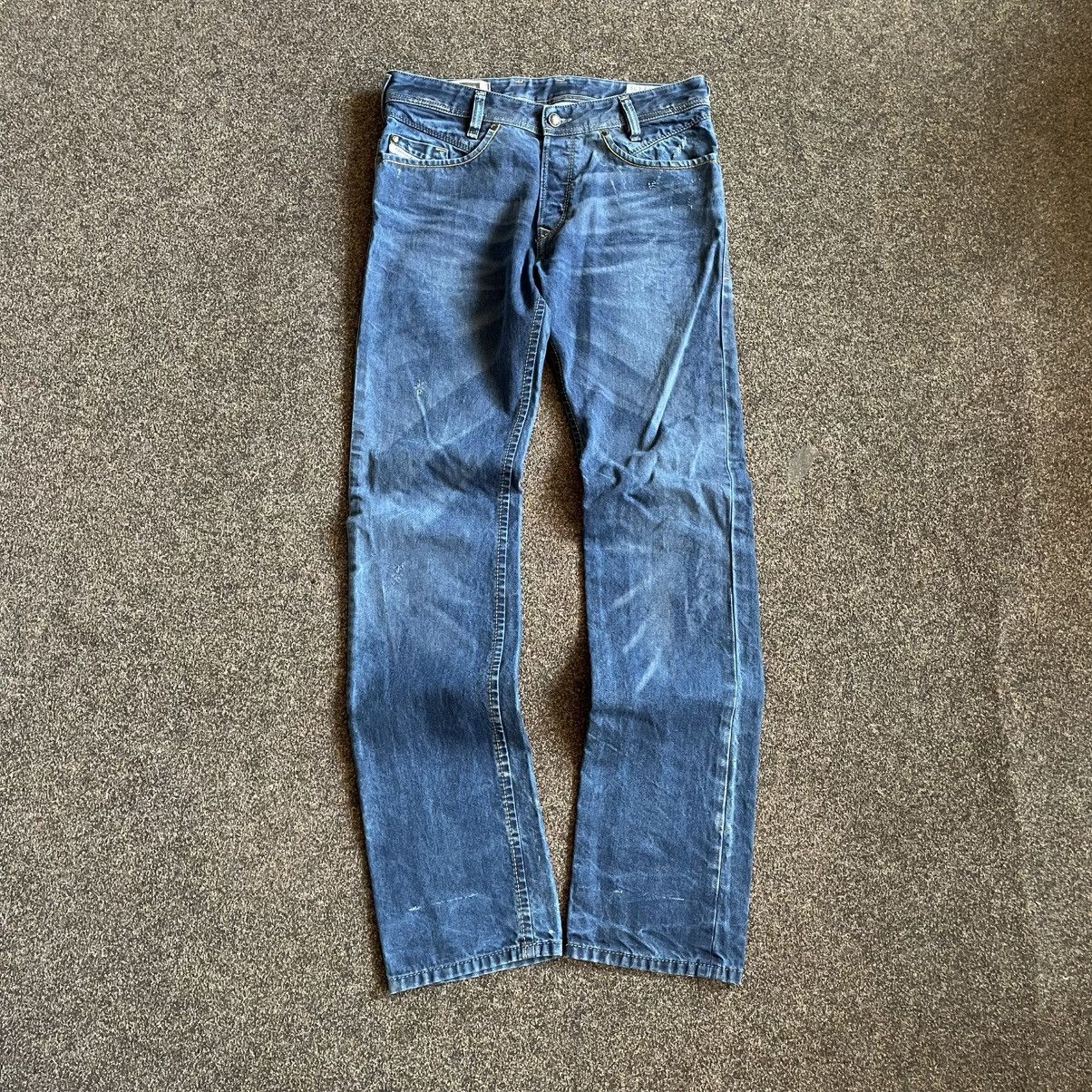 Vintage Vintage 90s Diesel Baggy Jeans Faded Wash Skate Y2K Logo 29 Size US 29 - 1 Thumbnail