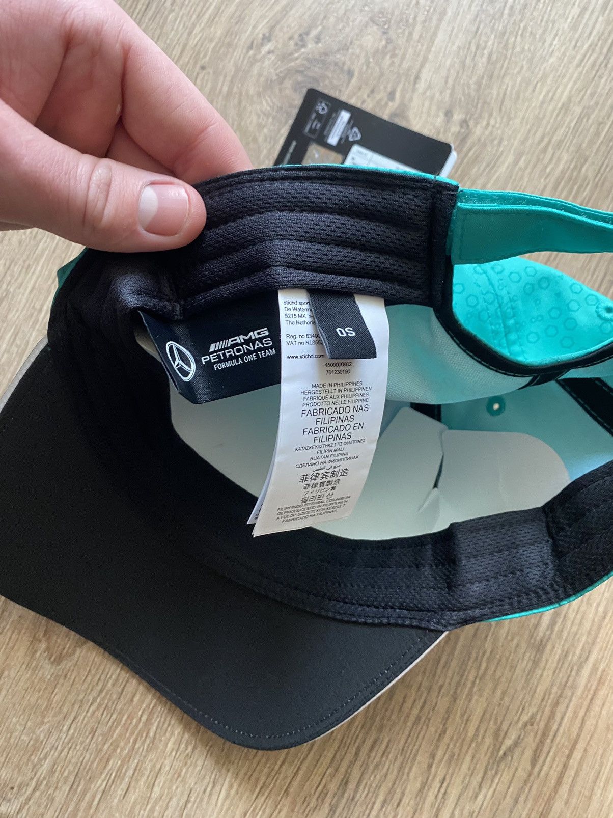 Formula 1 × Mercedes-Benz Lewis Hamilton Mercedes AMG Petronas F1 Cap Signature❗️NEW❗️ Size ONE SIZE - 9 Thumbnail