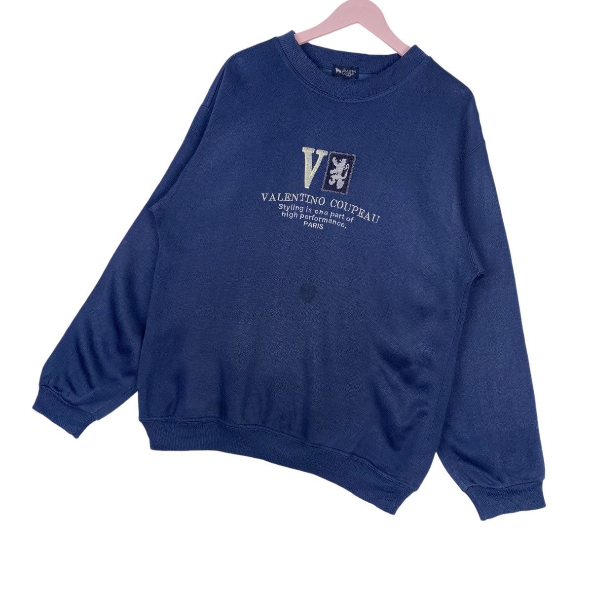 Valentino Valentino Coupeau Embroidery Logo Sweatshirt Crewneck Jumper Size US L / EU 52-54 / 3 - 3 Thumbnail