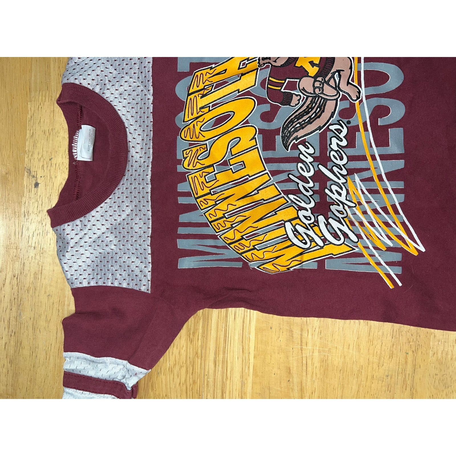 Vintage Baby Golden Gophers One Piece Minnesota College 12 Months Size XL / US 12-14 / IT 48-50 - 2 Thumbnail