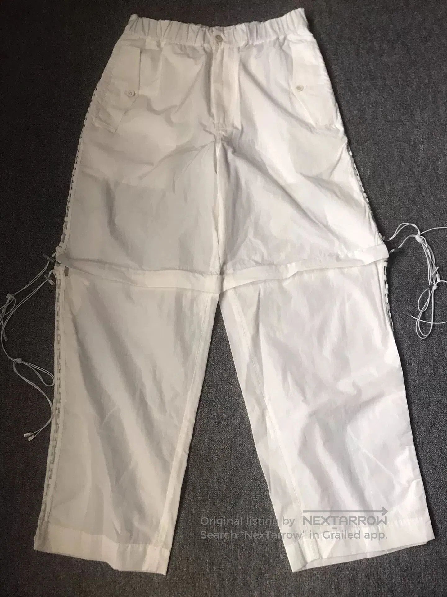 Salvatore Ferragamo Ferragamo White Detachable Casual Pants. Size US 32 / EU 48 - 1 Thumbnail