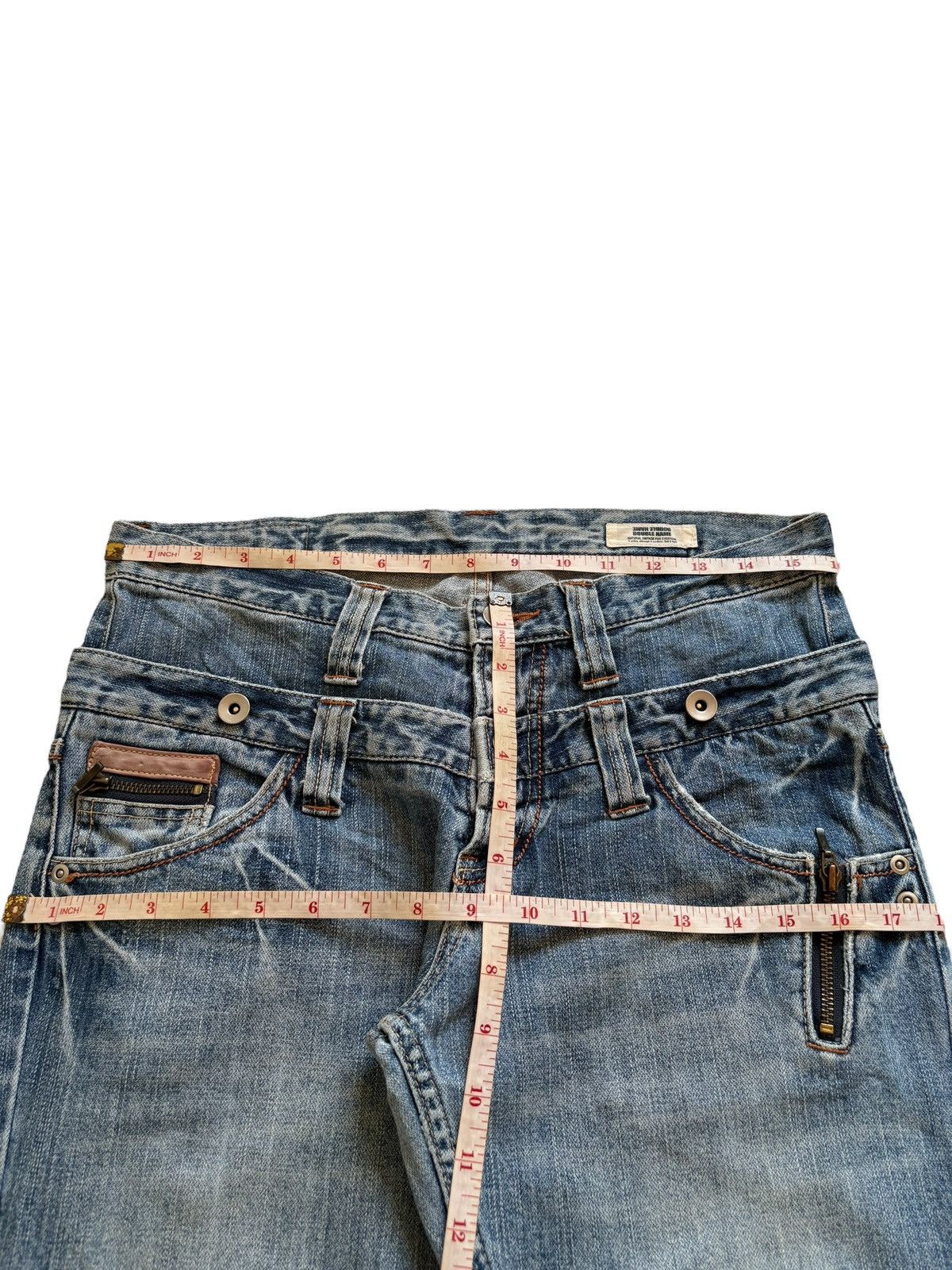 Japanese Brand Vintage Japanese Brand Double Waist Bush Pant Jeans Size US 32 / EU 48 - 14 Thumbnail