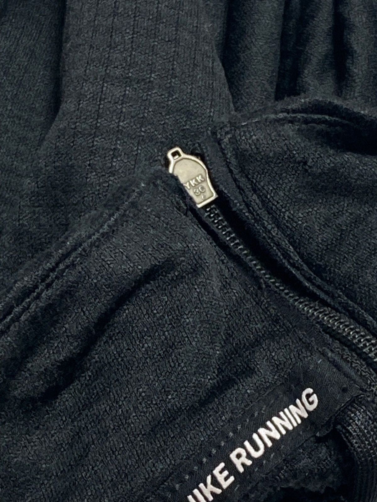 Nike 00s Vintage NIKE RUNNING 1/3 Zip Black Track Top Size US M / EU 48-50 / 2 - 4 Thumbnail