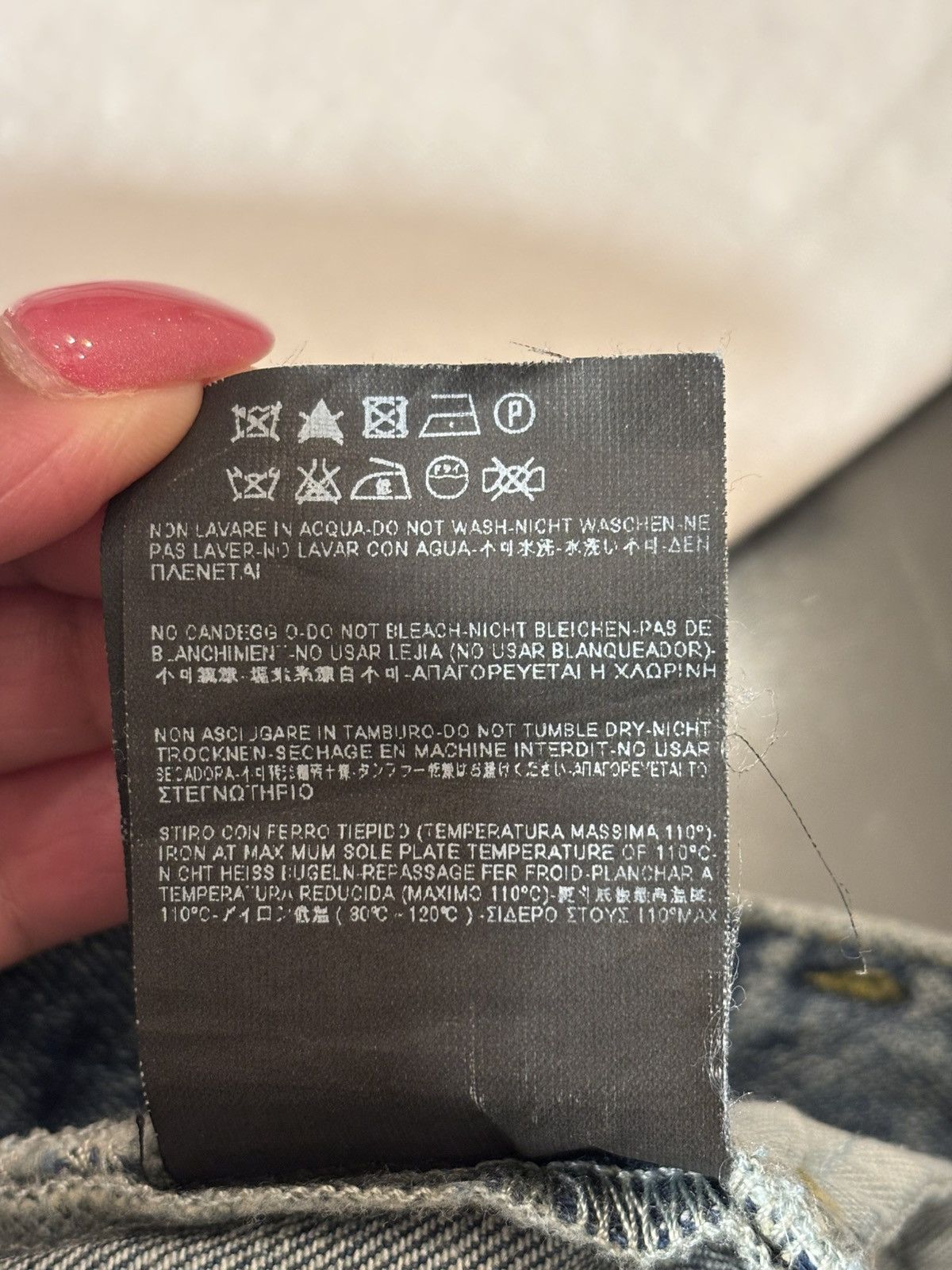 Saint Laurent Paris Title: Saint Laurent Paris 2014 D01 M/SL-LW Destroyed Jeans Size US 28 / EU 44 - 5 Thumbnail