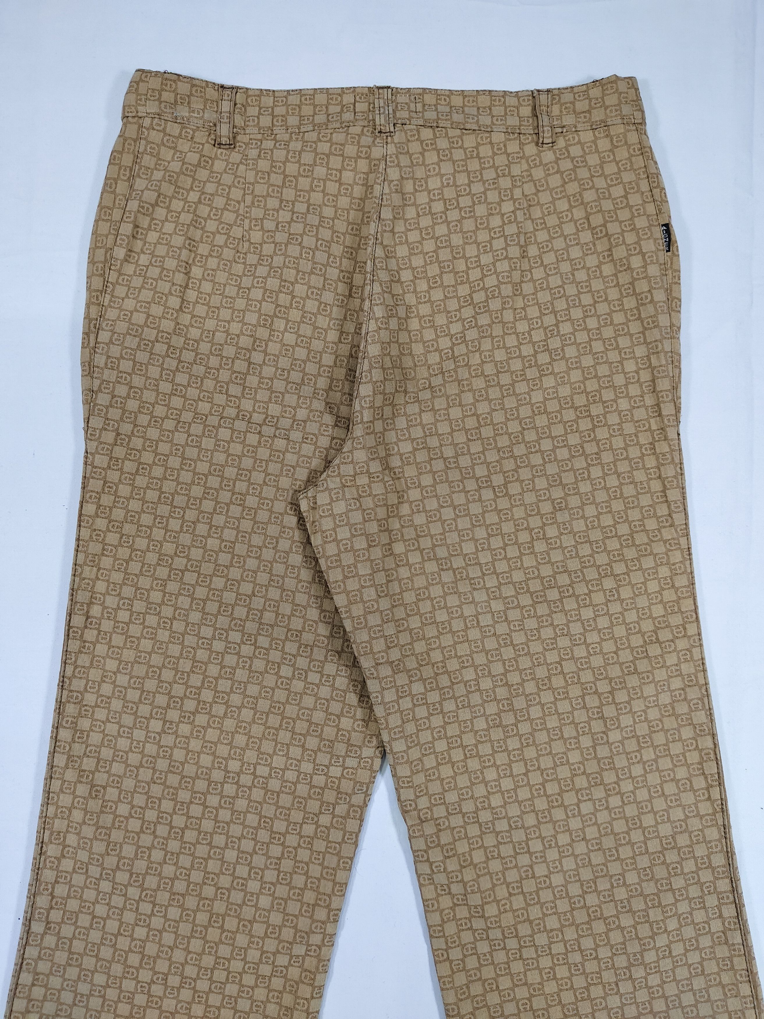Aigner 00s Aigner- Signature Monogram Italian Archive Pants Size 30" / US 8 / IT 44 - 5 Thumbnail