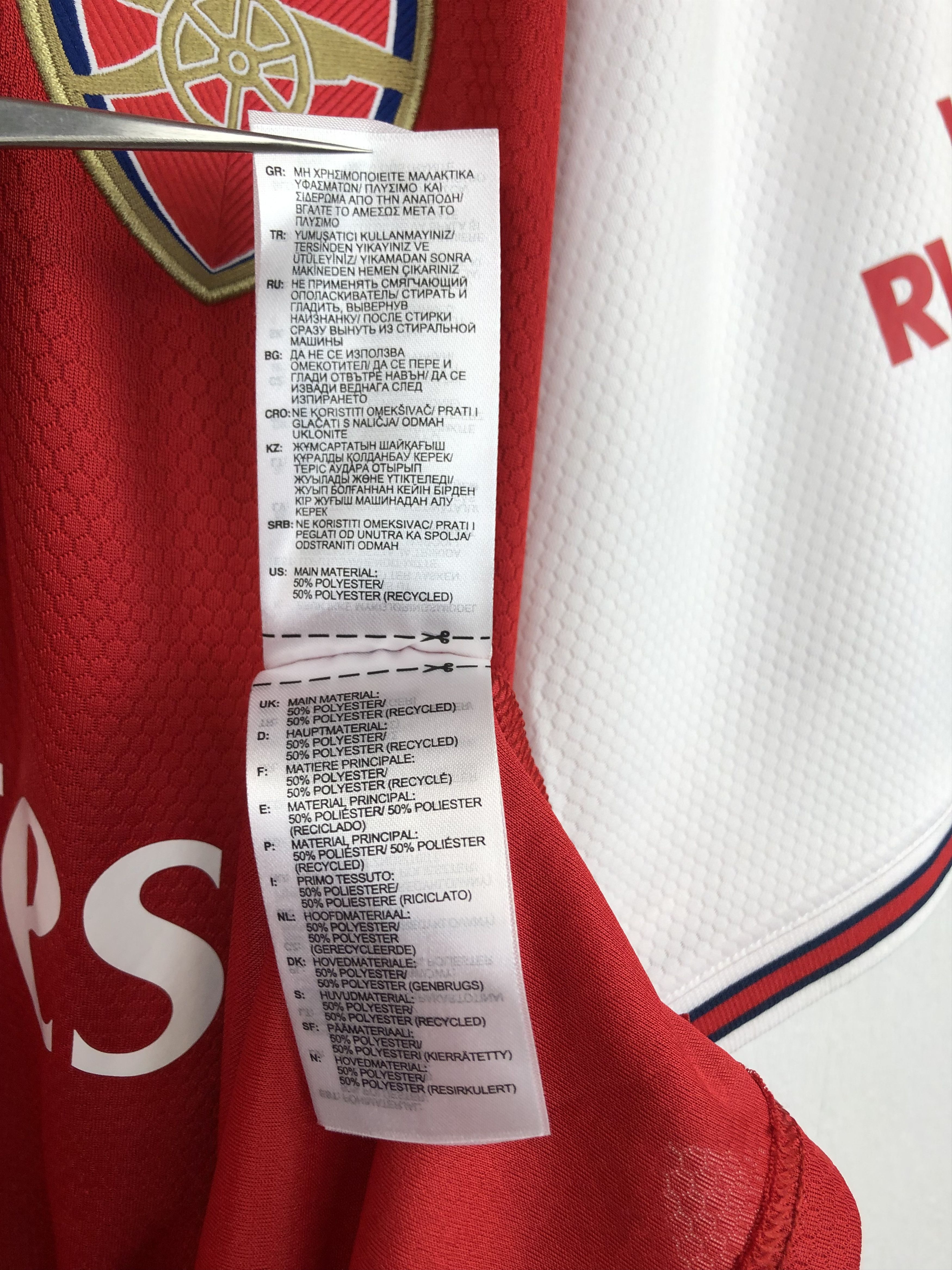 Adidas Arsenal football shirt 2019 #9 Lacazette Jersey Tee Hype Size US XXL / EU 58 / 5 - 16 Thumbnail