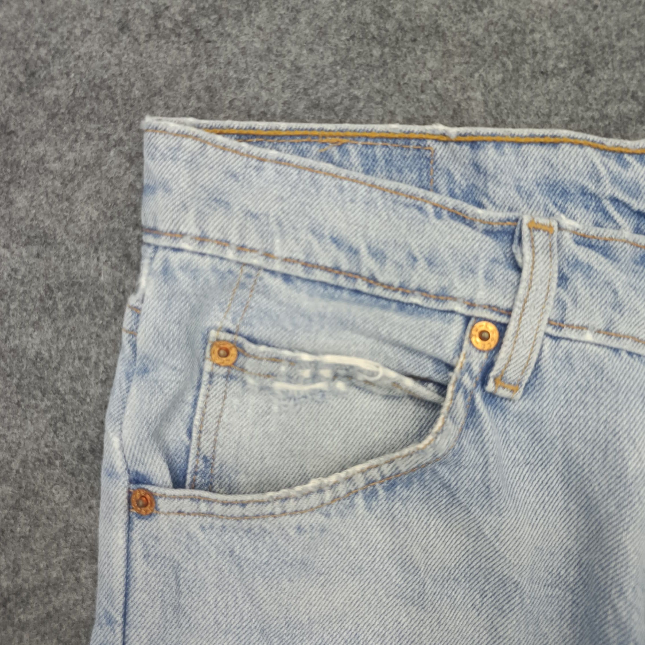 Levi's Vintage Levis Distressed Denim Kurt Cobain Style Size US 30 / EU 46 - 12 Thumbnail