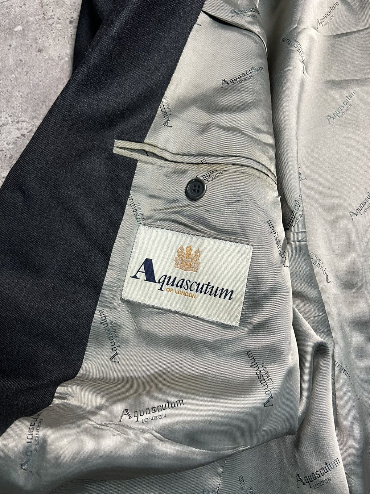 Aquascutum Mens Aquascutum London Suit Blazer And Pants England Size 38 Size 34R - 7 Thumbnail