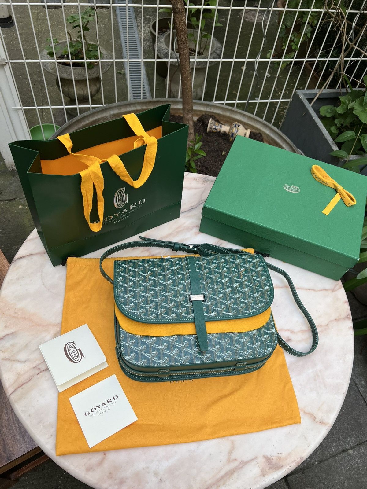 GOYARD Belvedere MM messenger bag