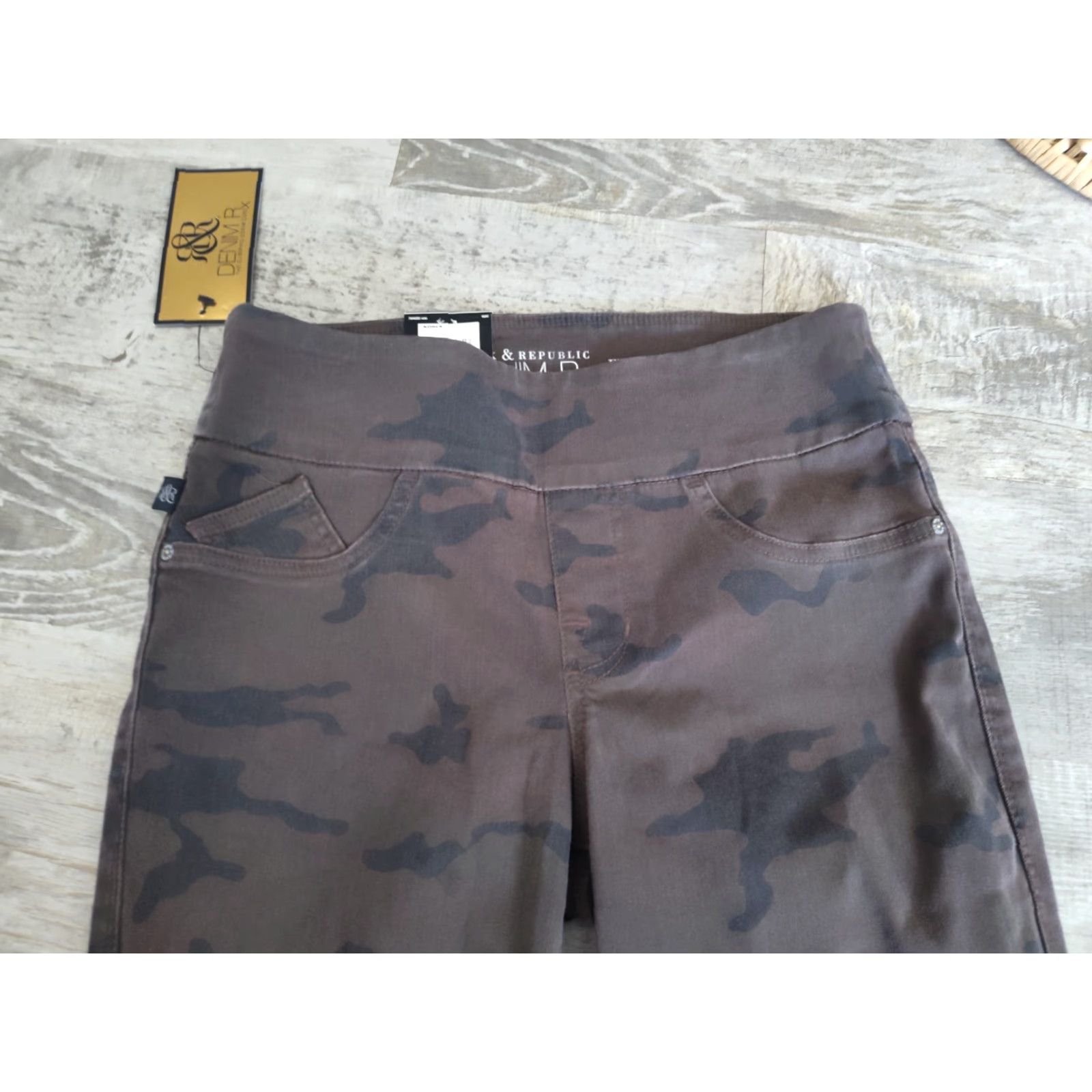 VINTAGE Rock Republic Womens Jeggings Casual Slimming Green