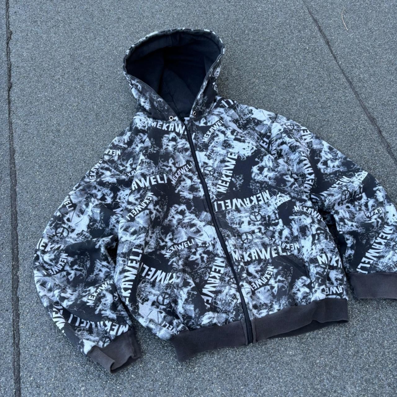 Japanese Brand × Vintage Rap hoodie Size US M / EU 48-50 / 2 - 2 Thumbnail