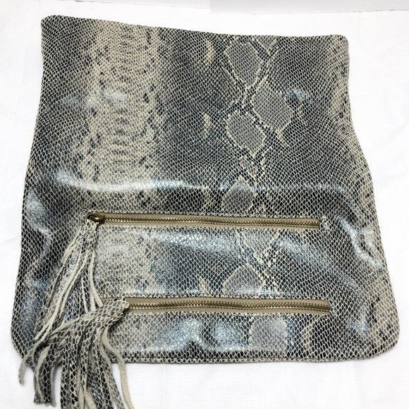 Other Romygold Snakeskin Tassel Clutch Purse Handbag Bag Size ONE SIZE - 5 Thumbnail