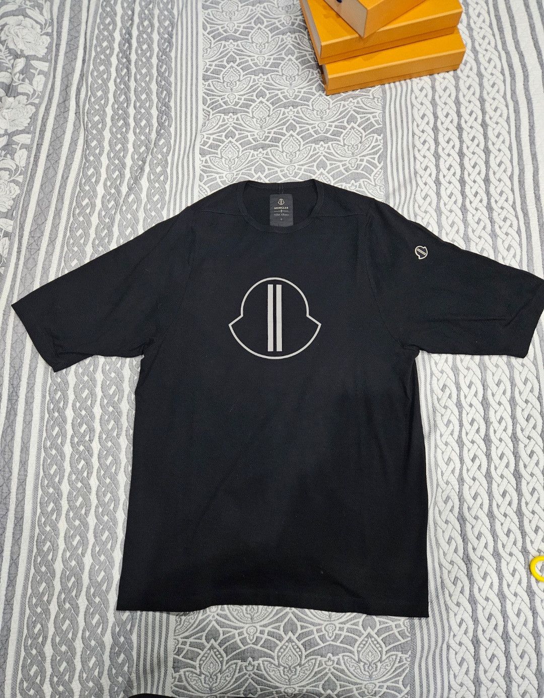 Moncler × Rick Owens Moncler x Rick Owens logo shirt Size US XXL / EU 58 / 5 - 1 Thumbnail