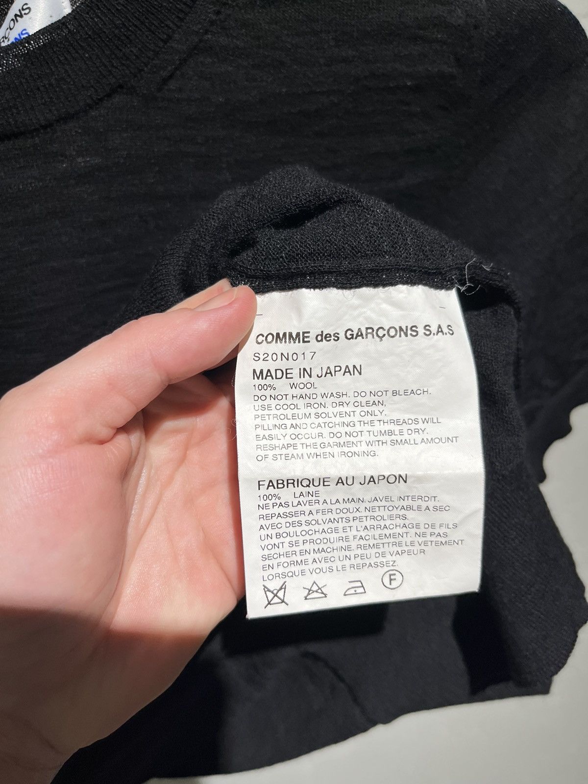 Comme des Garcons Vintage Fitted Knit T-Shirt Size S / US 4 / IT 40 - 4 Thumbnail