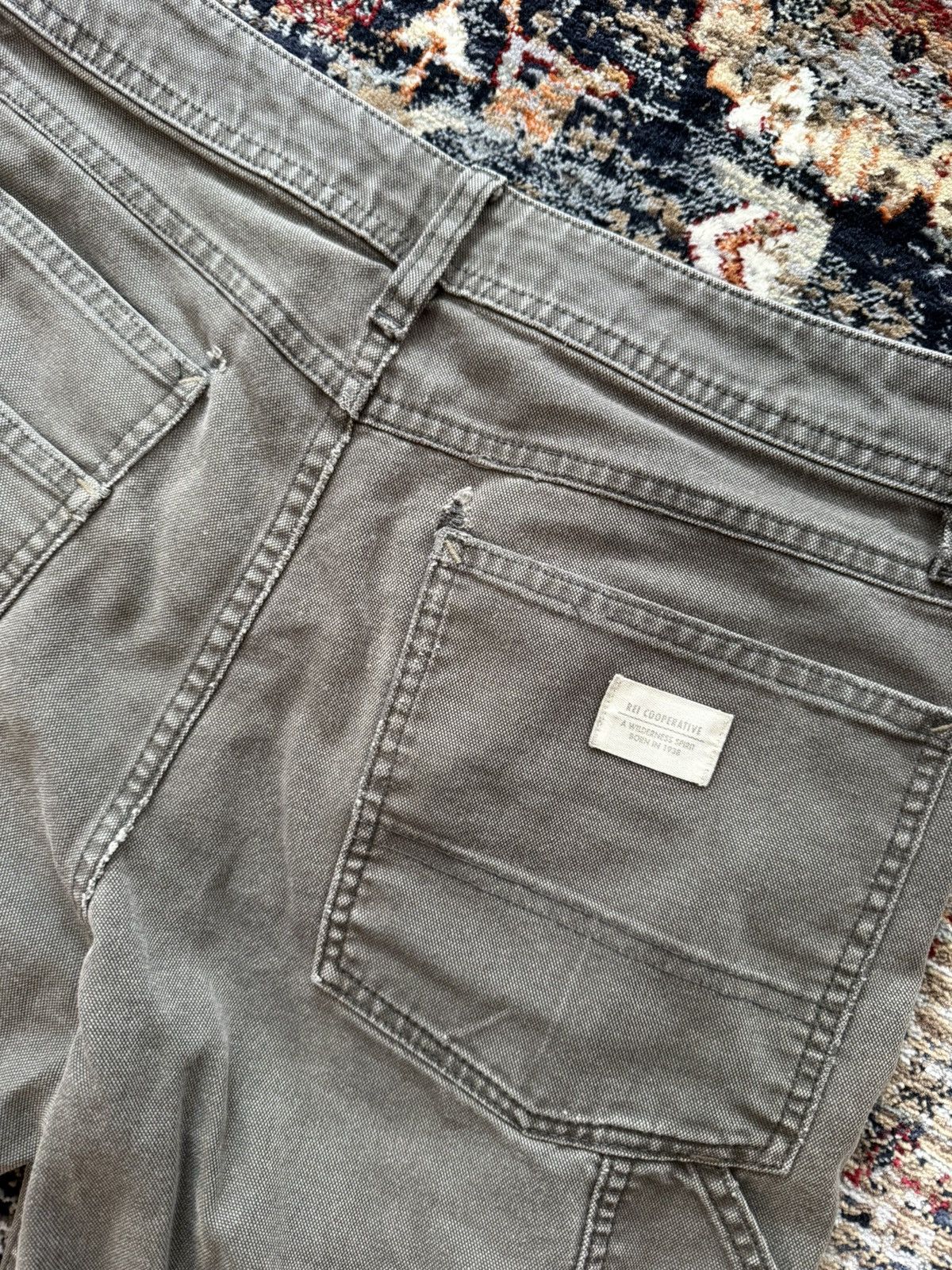Rei REI double knee cotton canvas pant Size US 32 / EU 48 - 3 Thumbnail