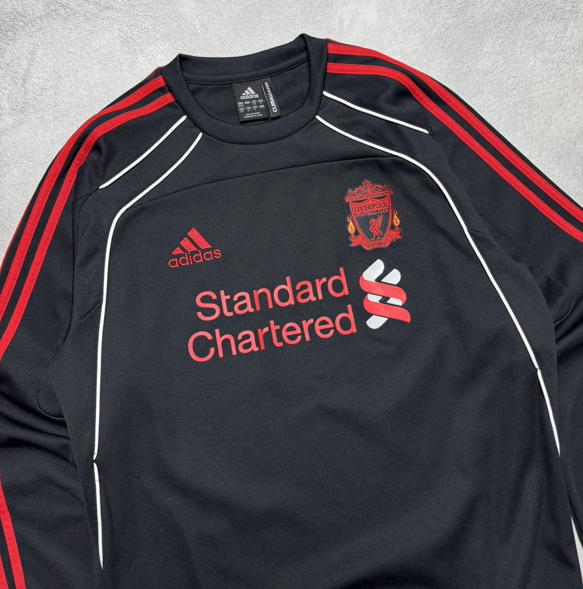 Adidas Liverpool 2010 2011 Football Soccer Sweatshirt Top Adidas Size US M / EU 48-50 / 2 - 3 Thumbnail