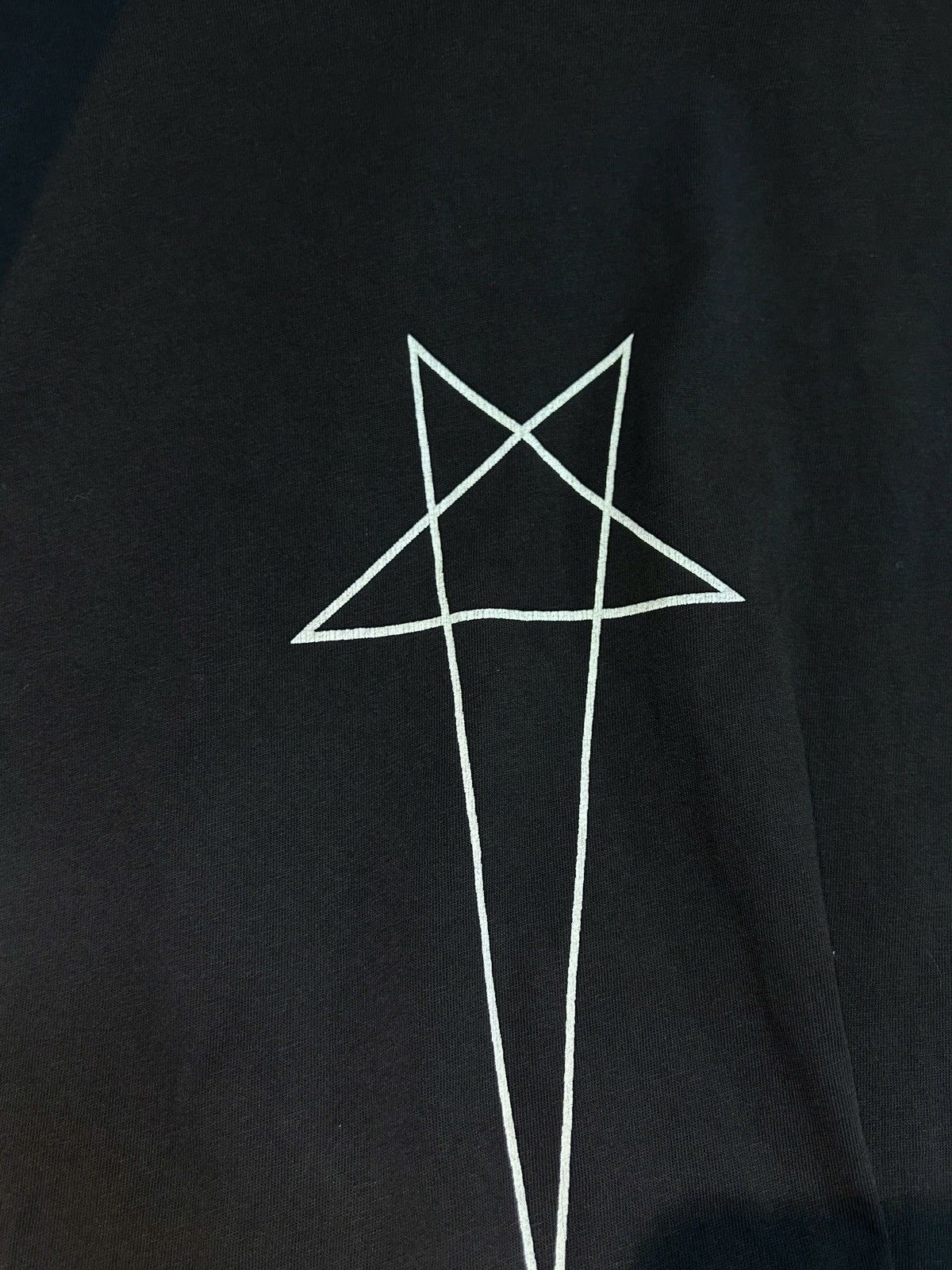 Rick Owens Drkshdw Rick Owens Drkshdw Pentagram Level T Shirt Size US S / EU 44-46 / 1 - 3 Thumbnail