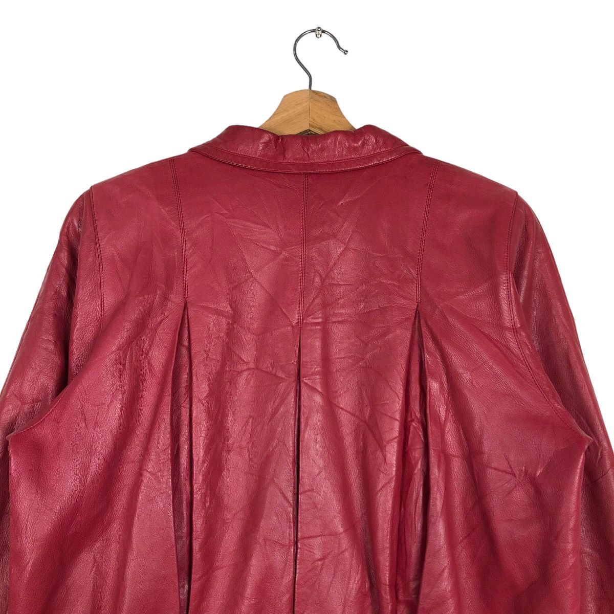 Japanese Brand 🔥Vintage Chore Genuine Leather Jacket Japan Double Breast Size US M / EU 48-50 / 2 - 9 Thumbnail