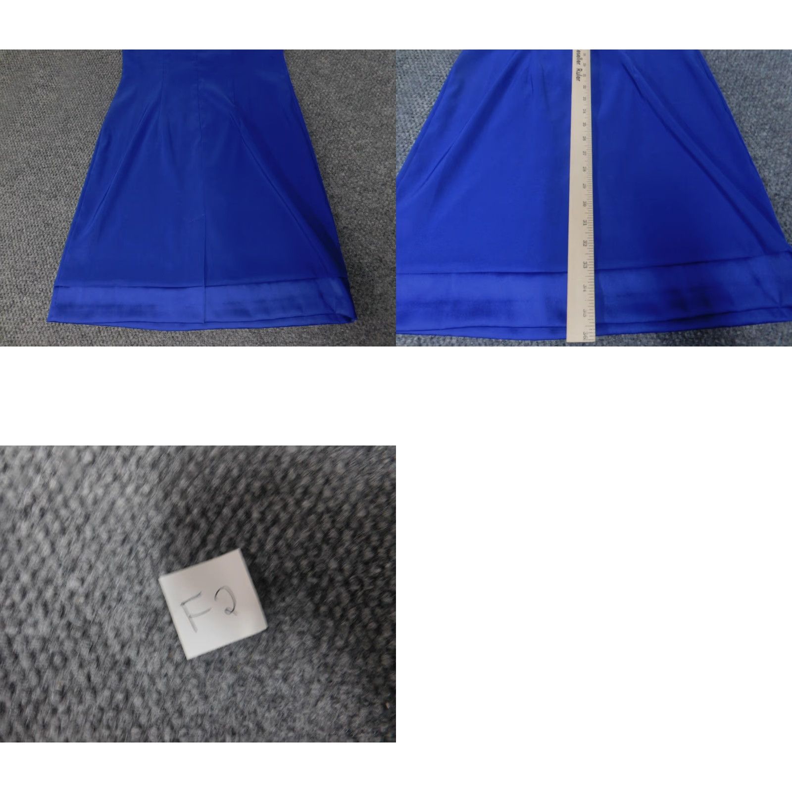 Vintage Connected A-Line Dress Womens 8 Blue Sleeveless Raglan Zip Knee Length Polyester Rayon Floral Ruffle Lined Knee Fall casual business Womens Size M / US 6-8 / IT 42-44 - 8 Thumbnail