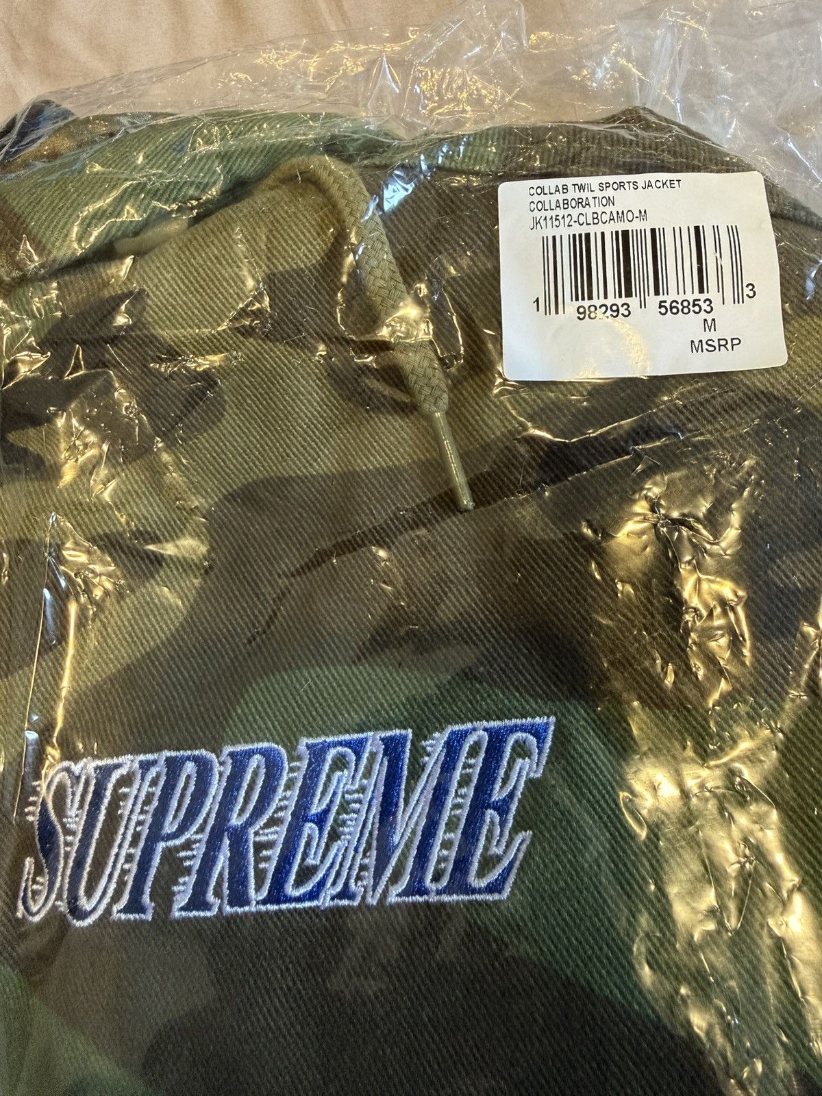 Mitchell & Ness × Supreme Supreme Mitchell & Ness Twill Stadium Jacket Camo Size US M / EU 48-50 / 2 - 5 Thumbnail