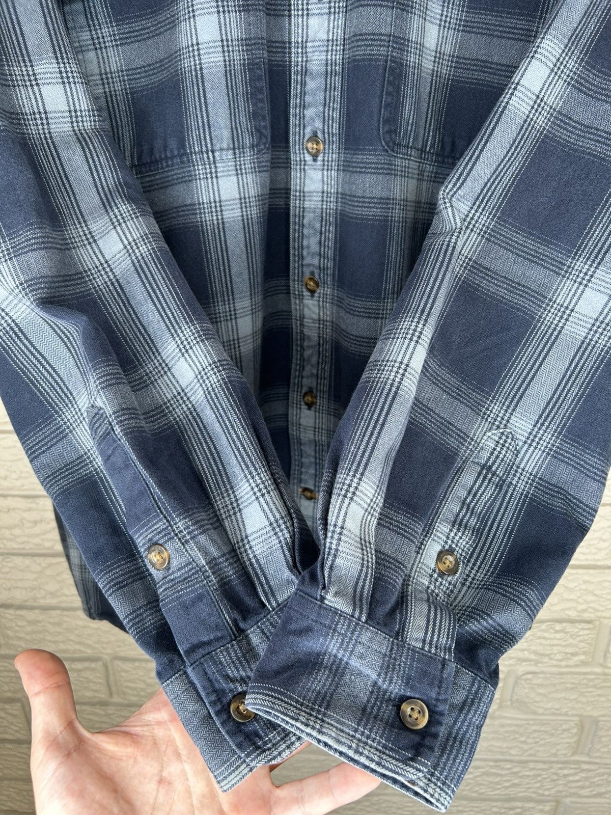 Carhartt Carhartt Blue Plaid Flannel Button Up Size US M / EU 48-50 / 2 - 5 Thumbnail