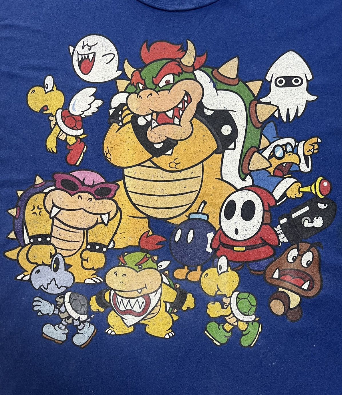 Nintendo Nintendo Super Mario Bowser & Minions Graphic Tee Blue XL Size US XL / EU 56 / 4 - 2 Thumbnail