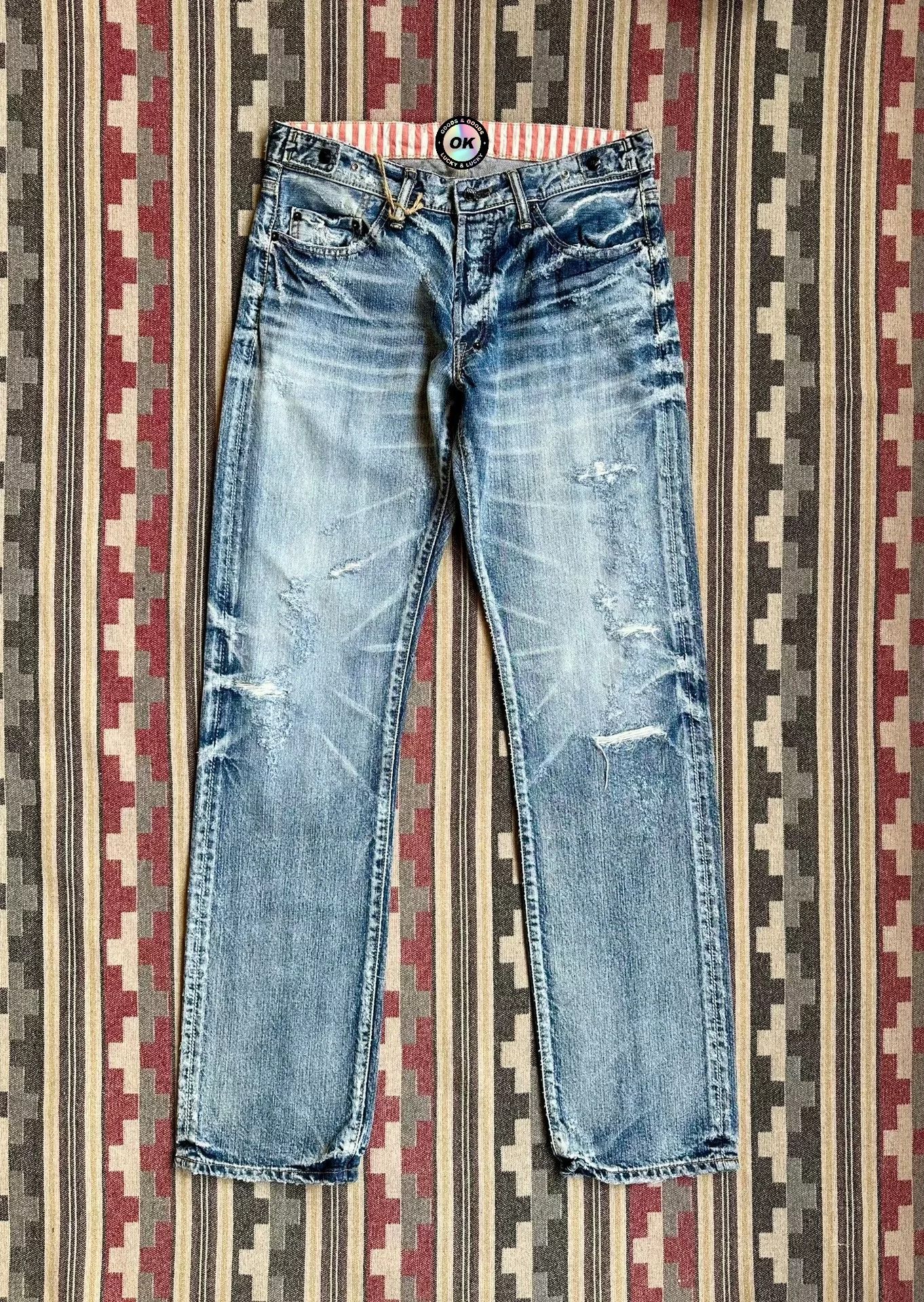 Prps prps distressed heavy washed denim jeans Size US 32 / EU 48 - 1 Thumbnail