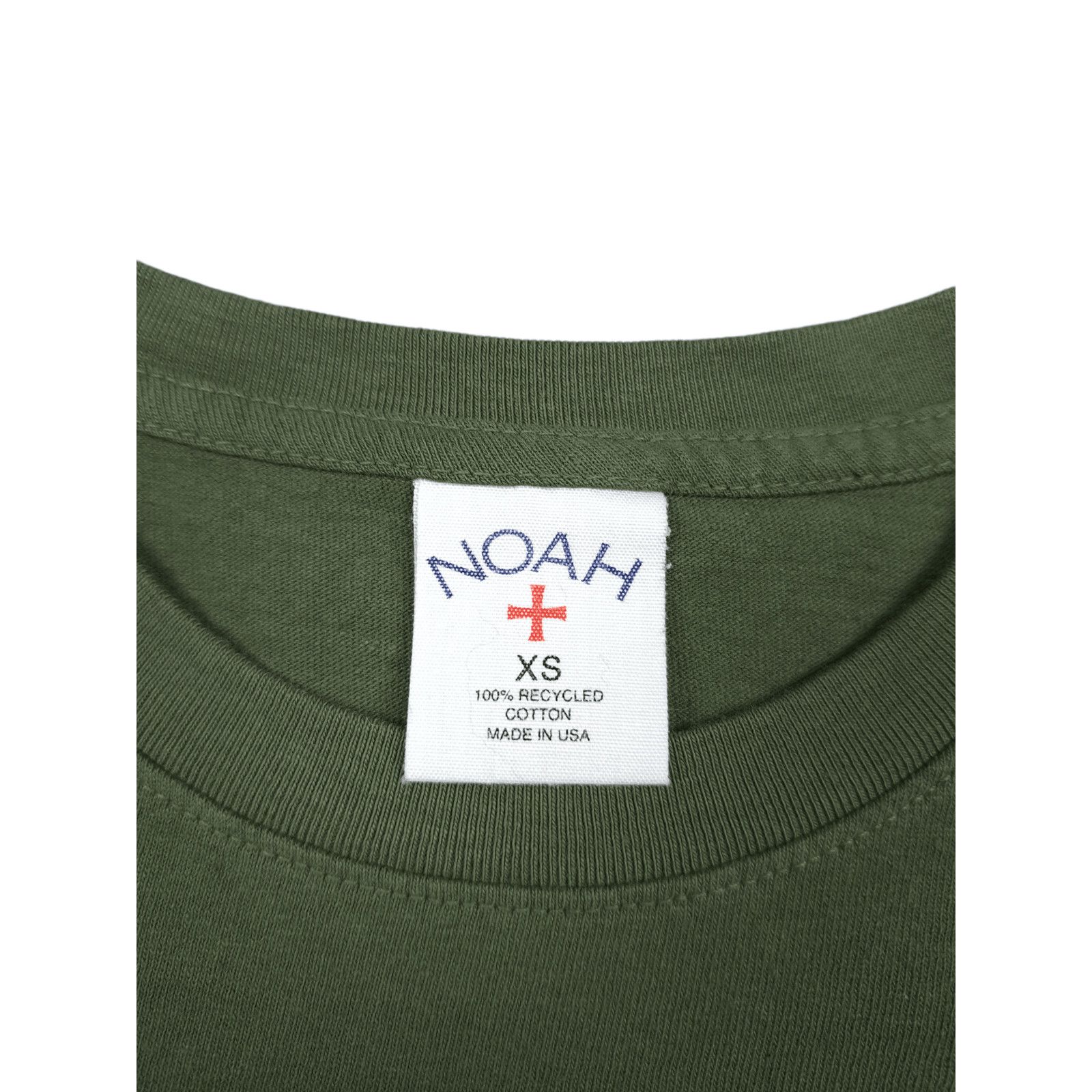 Noah 💎 Noah Classic Blank Small Logo Green T-shirt Size XS Size US XS / EU 42 / 0 - 7 Thumbnail