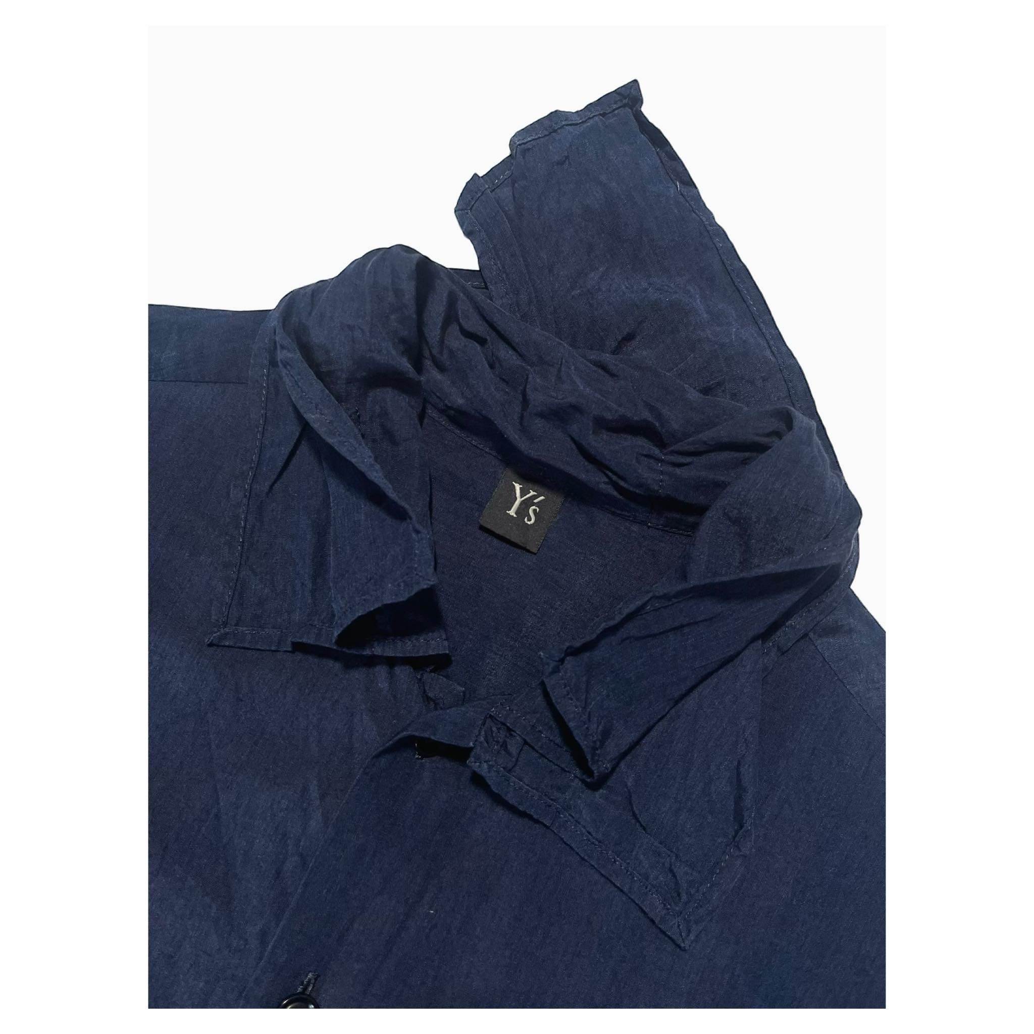 Yohji Yamamoto Y's Yohji Yamamoto Cupro Shirt Size US M / EU 48-50 / 2 - 8 Thumbnail