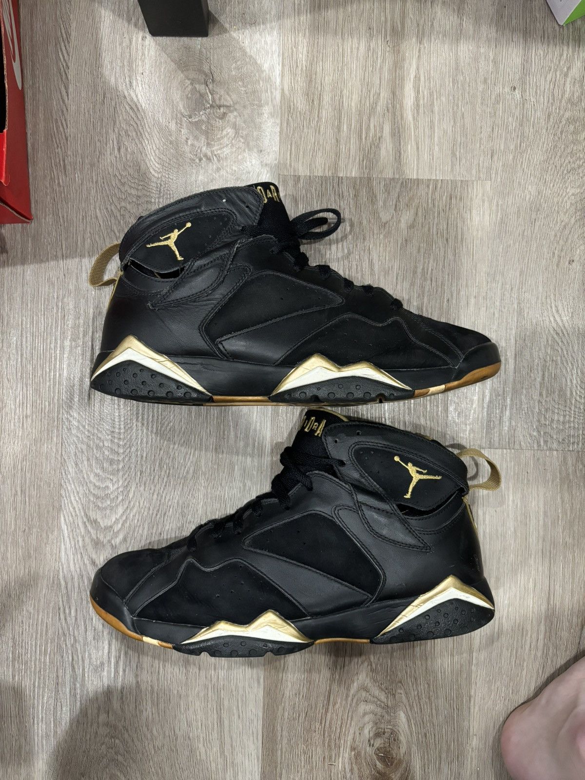 all gold jordan 7