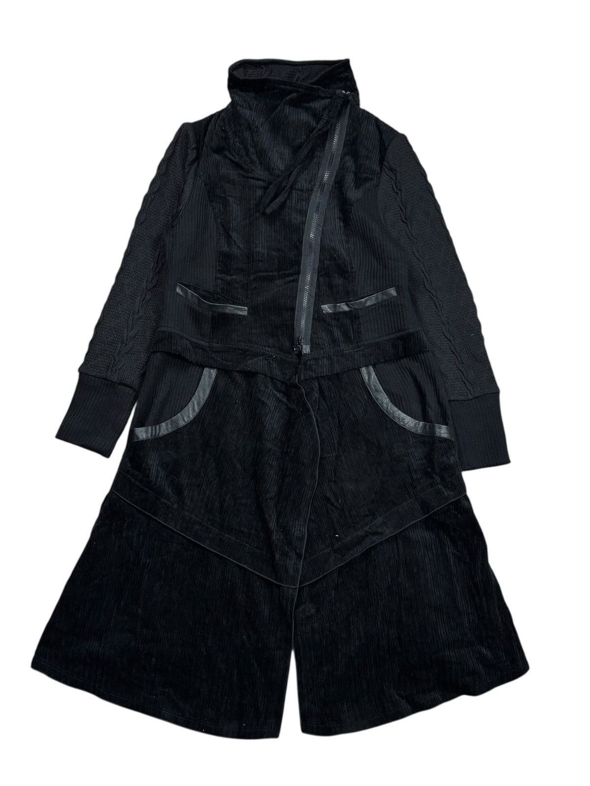 Ekam 2000s Eiko Kondo - Rick Owens Style Asymetrical Zips Jacket Size US M / EU 48-50 / 2 - 1 Thumbnail