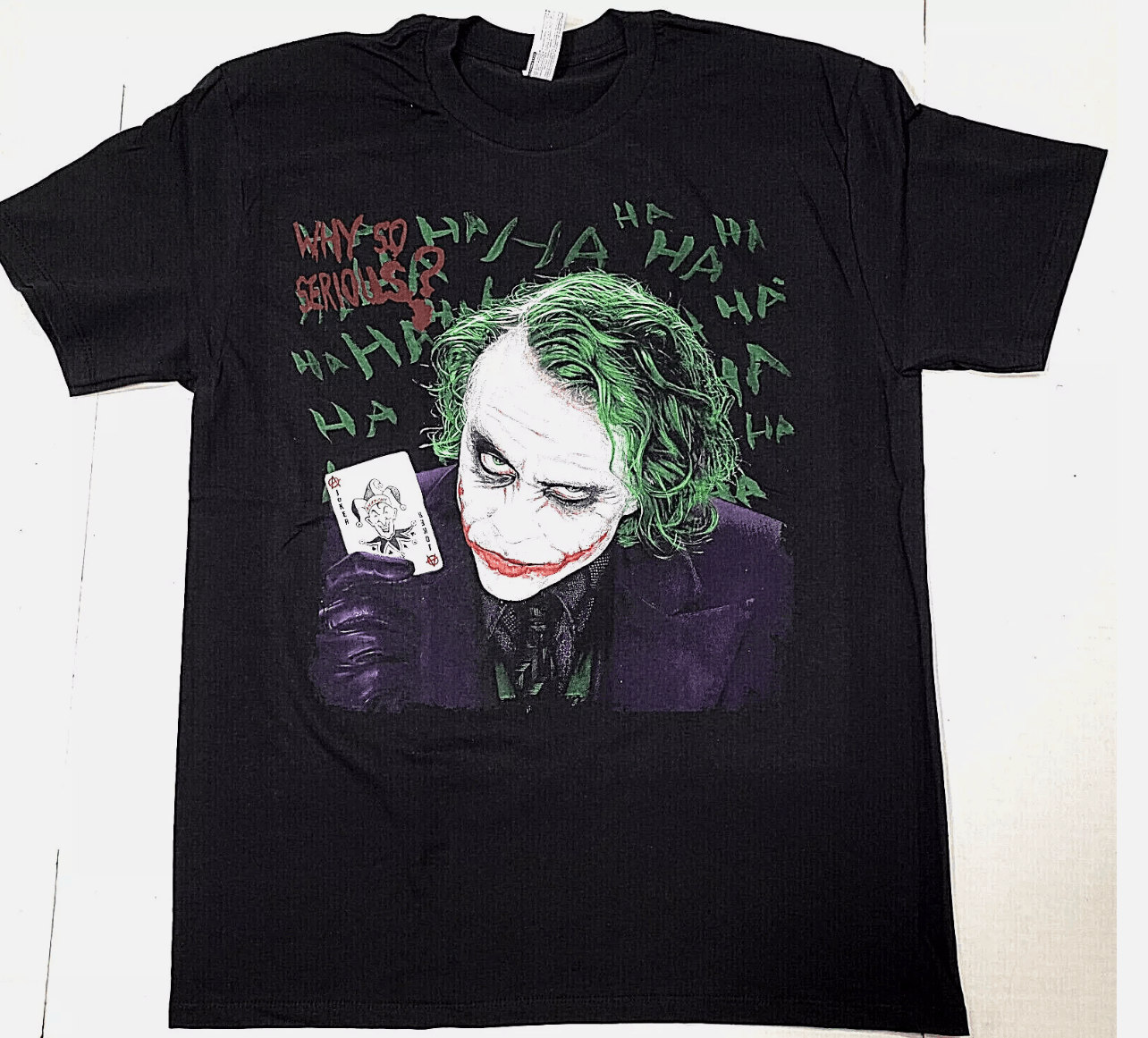 DC Comics The JOKER T-shirt Men's 100% Cotton Tee New Size US XL / EU 56 / 4 - 2 Thumbnail