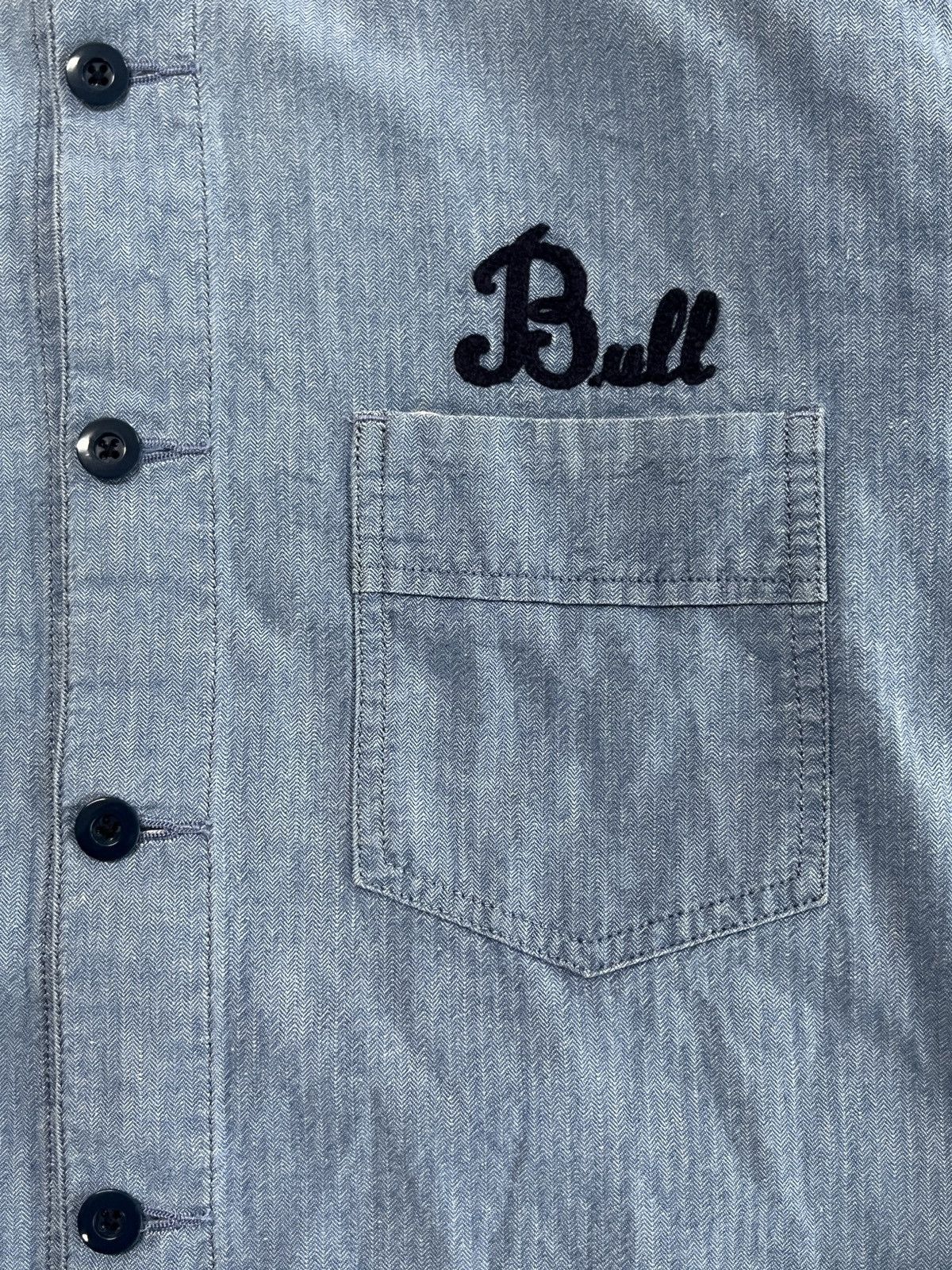 Japanese Brand Bulls Baywatch Chain Stitched Kapital RRL Style Chambray Size US M / EU 48-50 / 2 - 5 Thumbnail