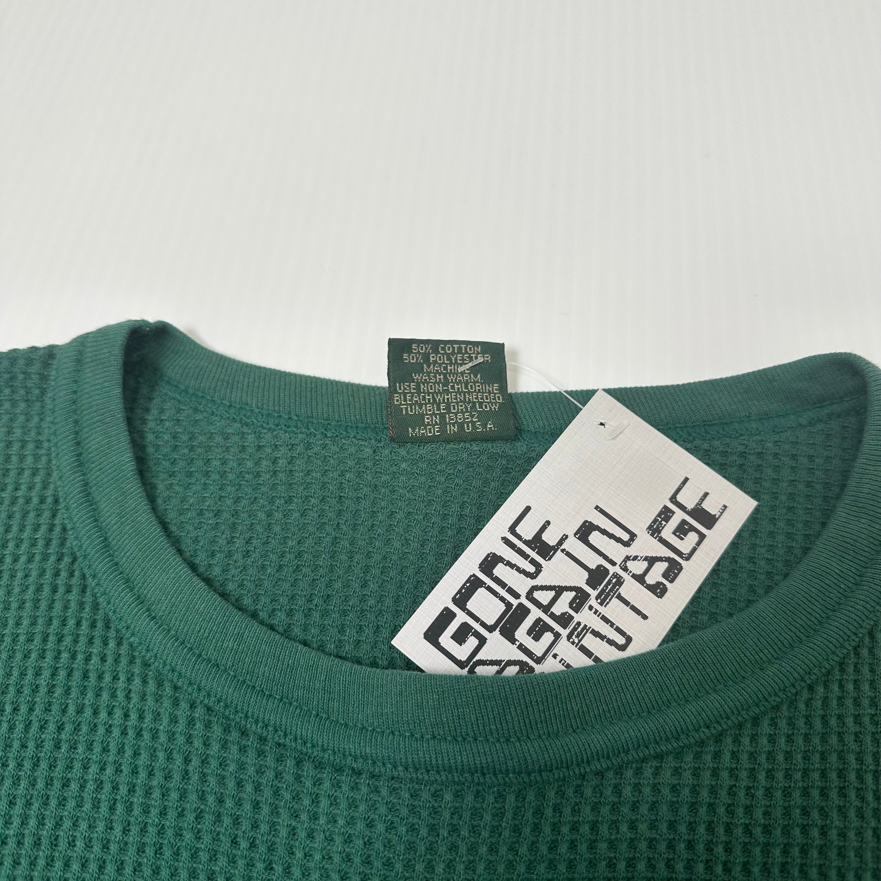 Greatland Apparel Vintage Greatland Apparel Waffle Longsleeve XL Size US XL / EU 56 / 4 - 4 Thumbnail